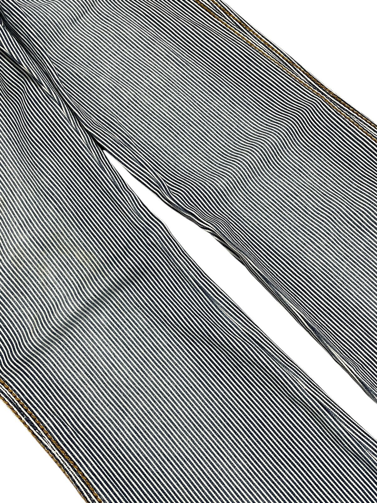 Japanese Brand Q.Coco Hickory Hard Stiching Old Money Flare Denim Size 26" / US 2 / IT 38 - 4 Thumbnail