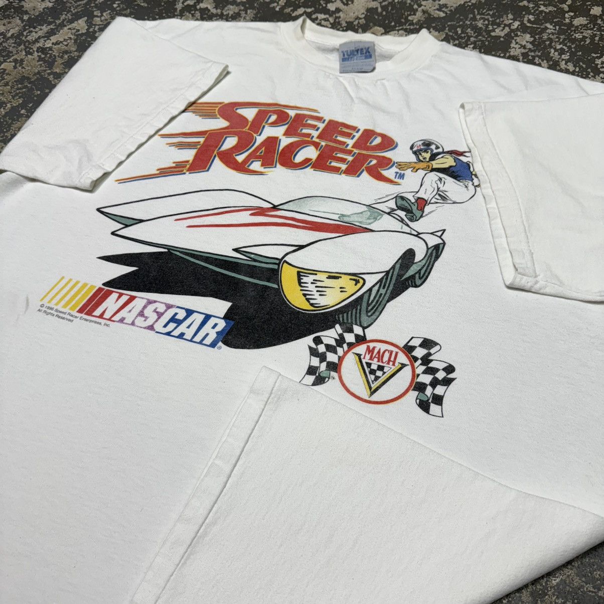NASCAR Vintage Speed Racer Nascar Racing Tshirt Size US XL / EU 56 / 4 - 5 Thumbnail