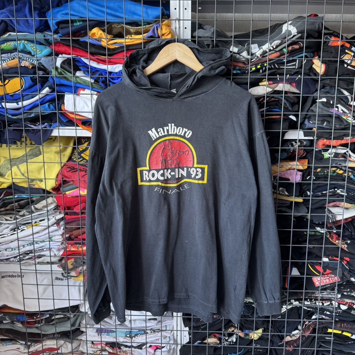 Marlboro Vintage 1993 Marlboro Rock-In Finale Hoodie Size US XL / EU 56 / 4 - 1 Thumbnail