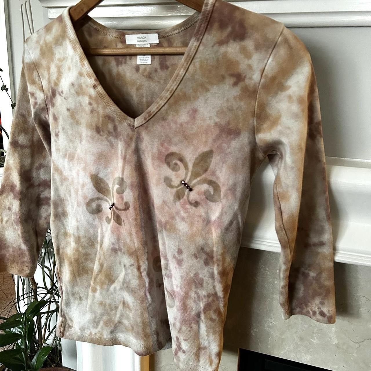 Vintage Y2K Cropped Tie Dye Baby Tee Size S / US 4 / IT 40 - 2 Thumbnail