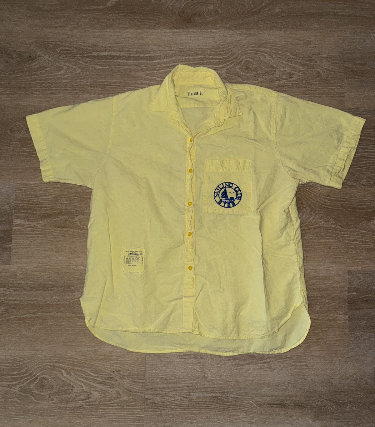 Other Vintage 90’s Sailing Club E TEE Button Up Sailing Shirt Size US L / EU 52-54 / 3 - 1 Thumbnail
