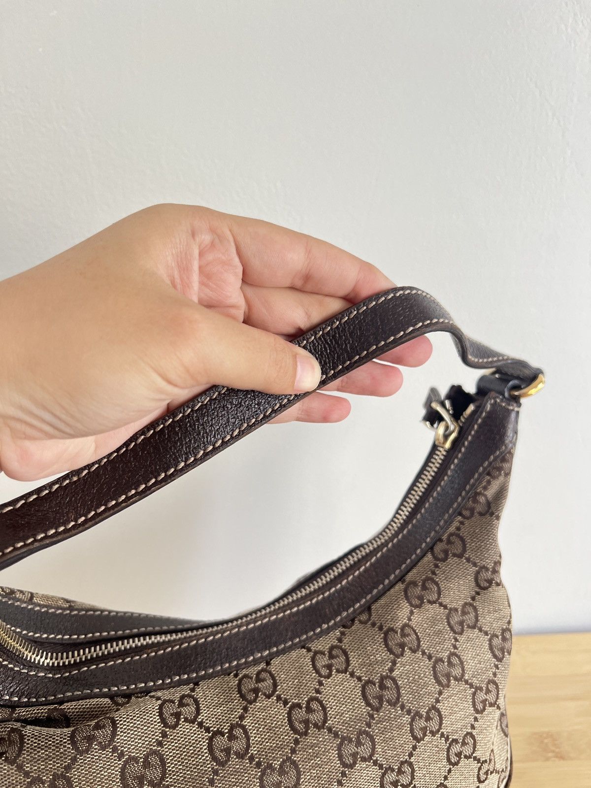 Gucci gucci vintage canvas gg shoulder bag Size ONE SIZE - 5 Thumbnail