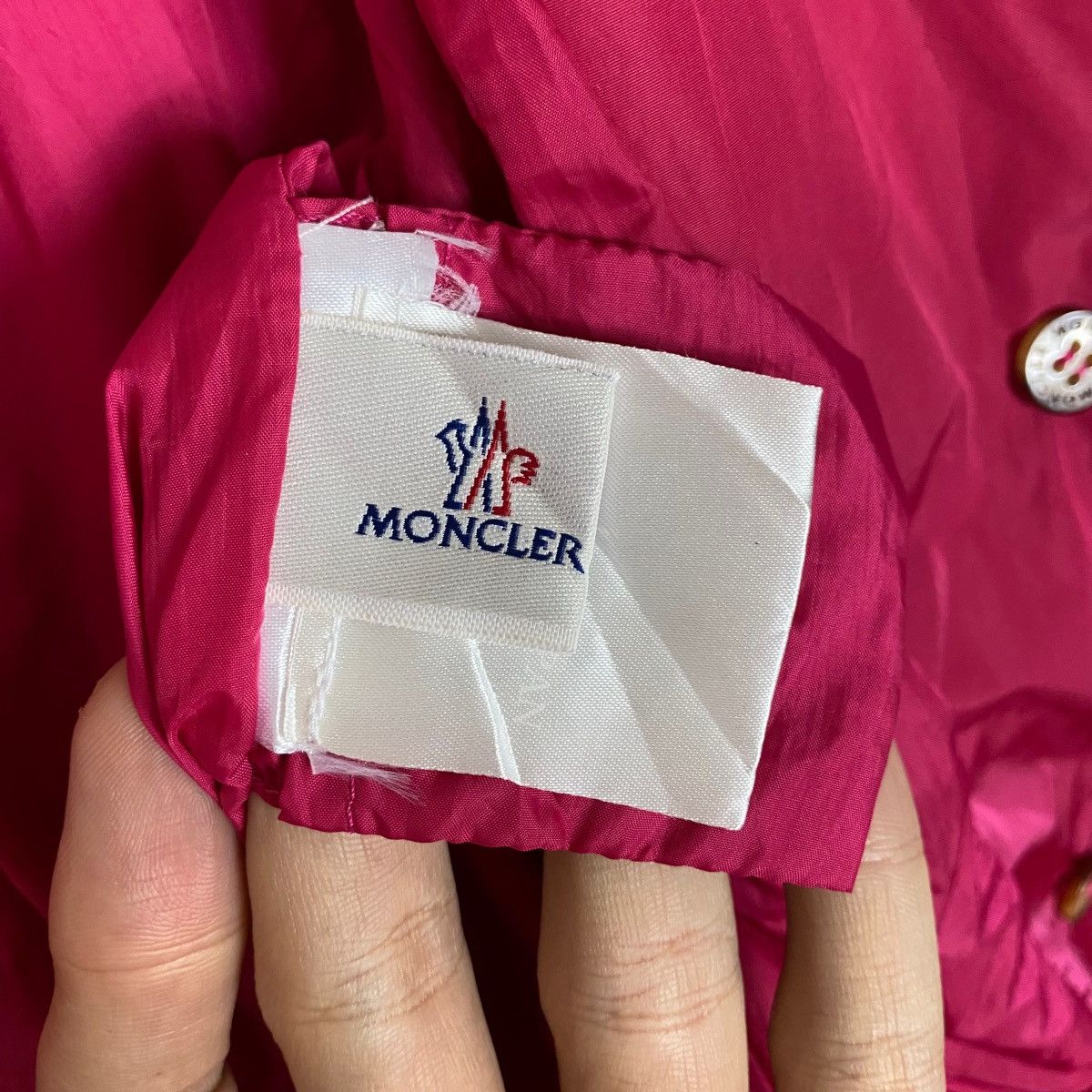 Moncler Vintage Moncler Double Breasted Belted Windbreaker Light Size S / US 4 / IT 40 - 18 Thumbnail