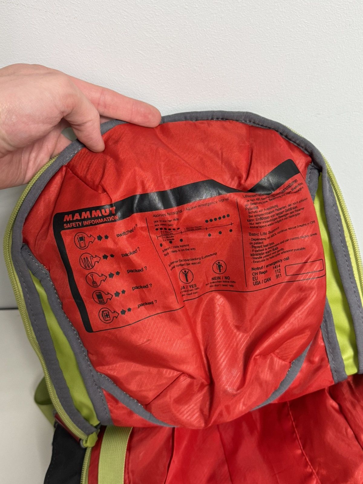 Mammut Mammut Nirvana Element 25 Backpack Hiking Outdoor Ski 25L Size ONE SIZE - 23 Thumbnail