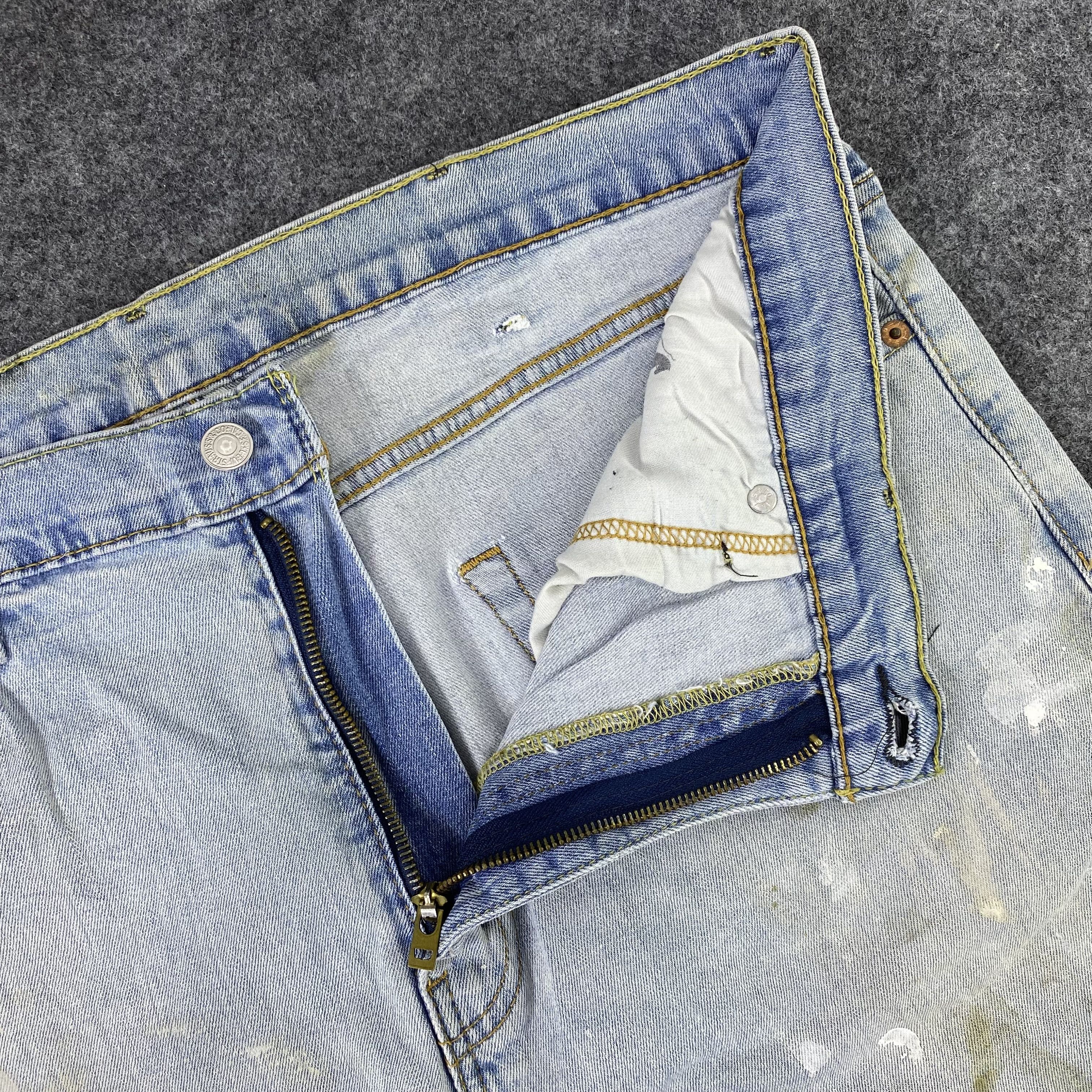 Levi's Levi's 502 Painted Light Blue Wash Jeans-J1146 Size US 38 / EU 54 - 7 Thumbnail