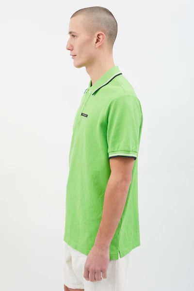 Prada o1mt1gz0924 Short Sleeve Polo Shirt in Light Green Size US L / EU 52-54 / 3 - 3 Thumbnail
