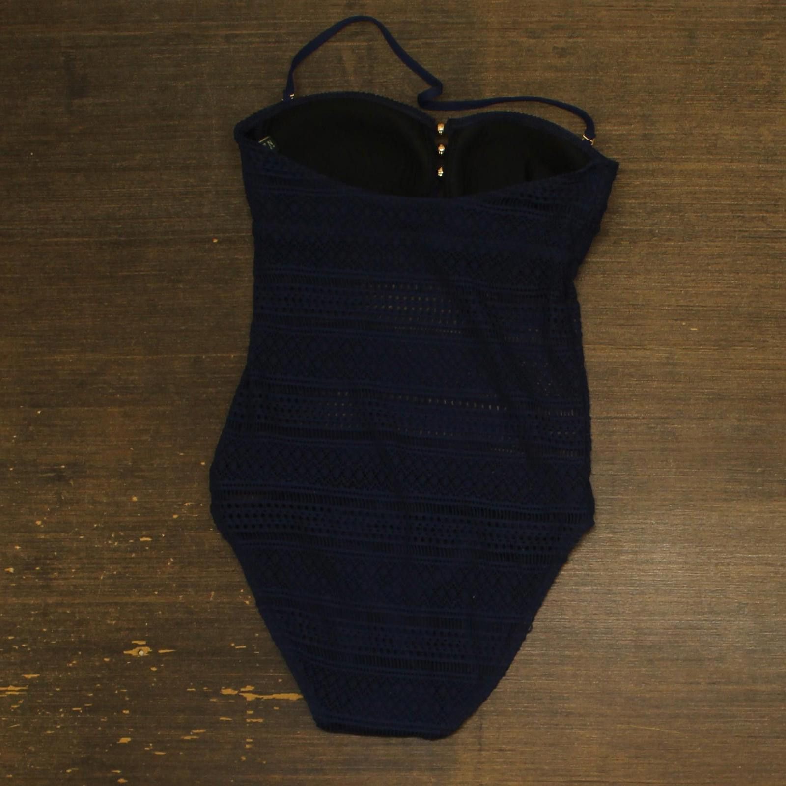 Lauren Ralph Lauren New Lauren By Ralph Lauren Swimsuit Bright Indigo Blue 6 Size ONE SIZE - 2 Thumbnail