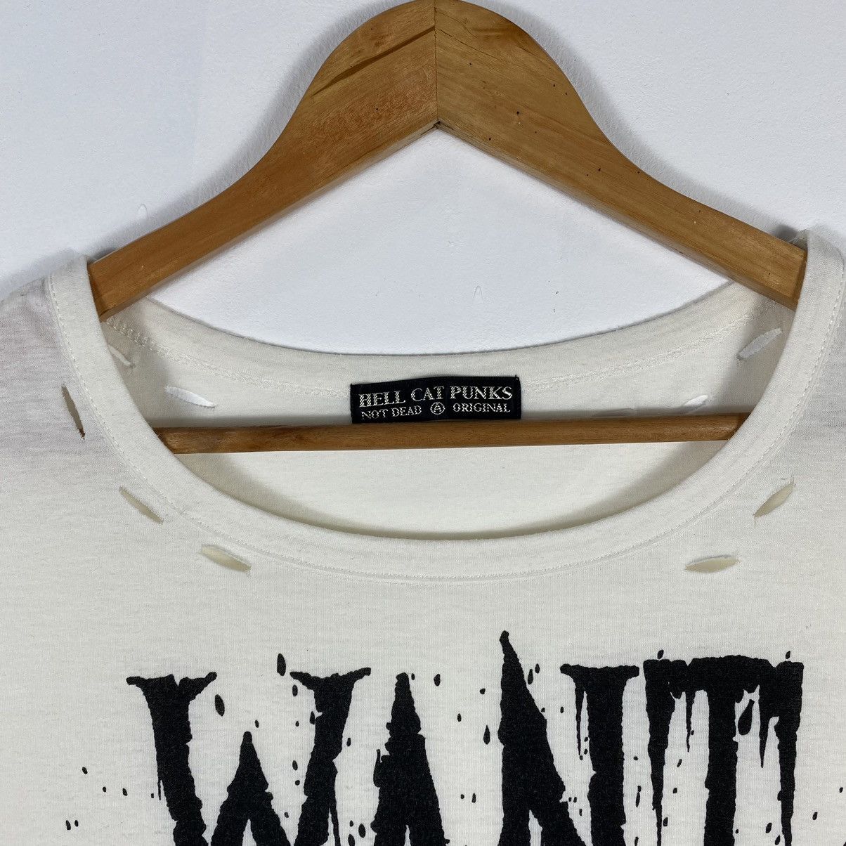Japanese Brand Vintage HELL CAT PUNKS Want You Bad Punk Goth Designs Tee Size US M / EU 48-50 / 2 - 8 Thumbnail