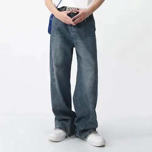 Jean Y2K Vintage Wide Leg Jeans Japanese brand style Size US 34 / EU 50 - 5 Thumbnail