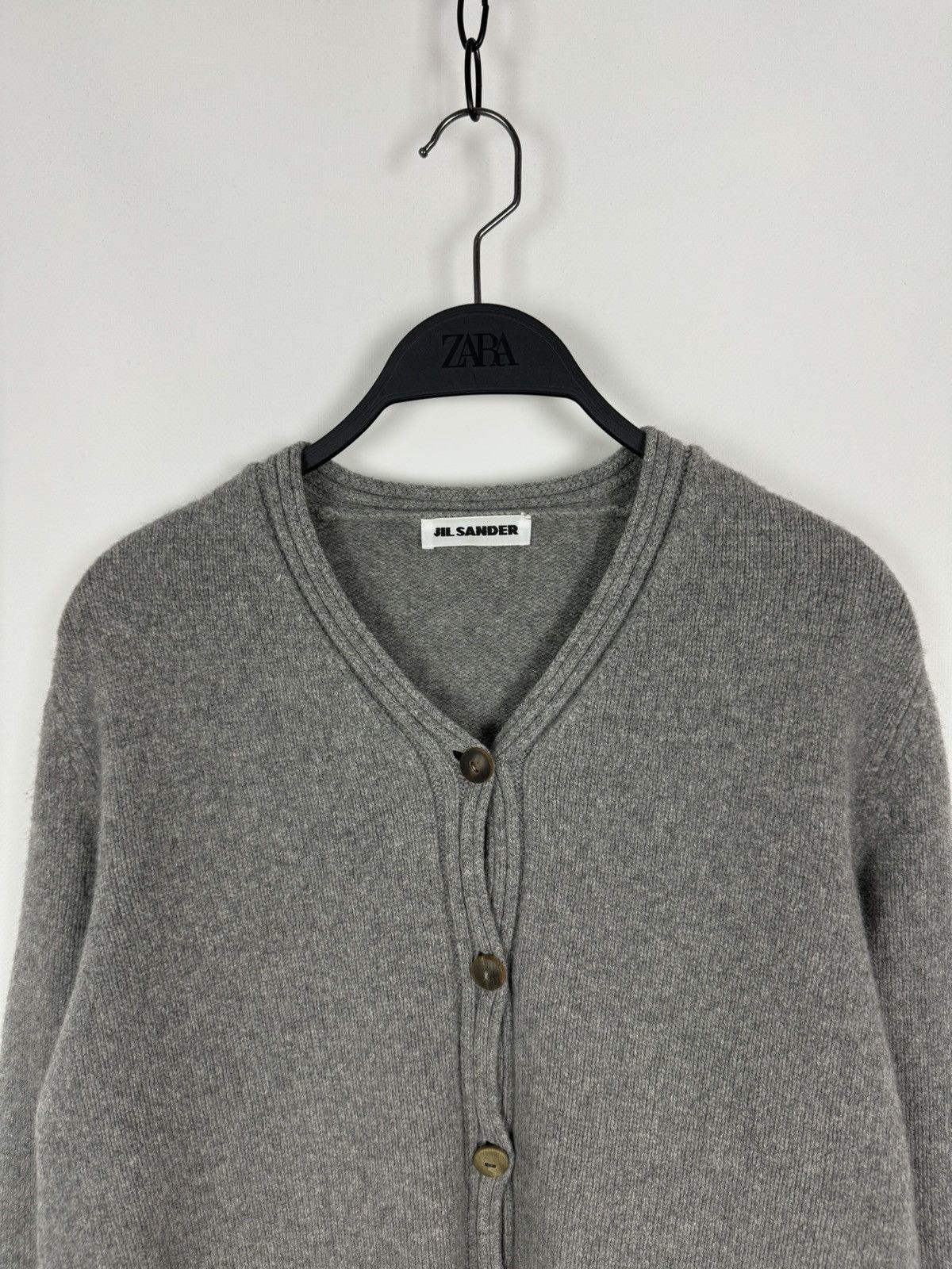 Jil Sander Jil Sander Knitted Gray Sweater Size S / US 4 / IT 40 - 4 Thumbnail