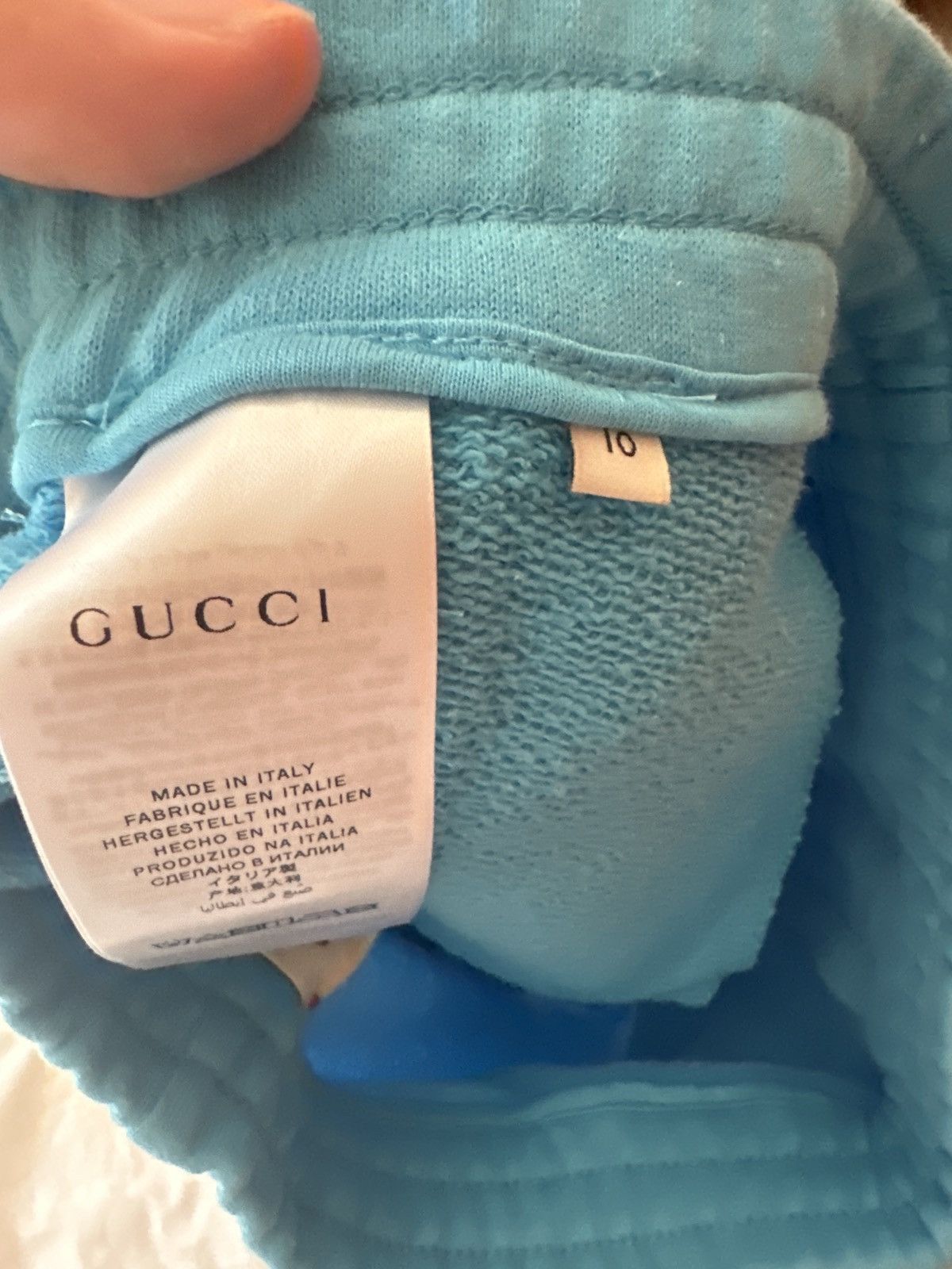 Gucci Blue Gucci kids shorts Size US 26 / EU 42 - 1 Thumbnail