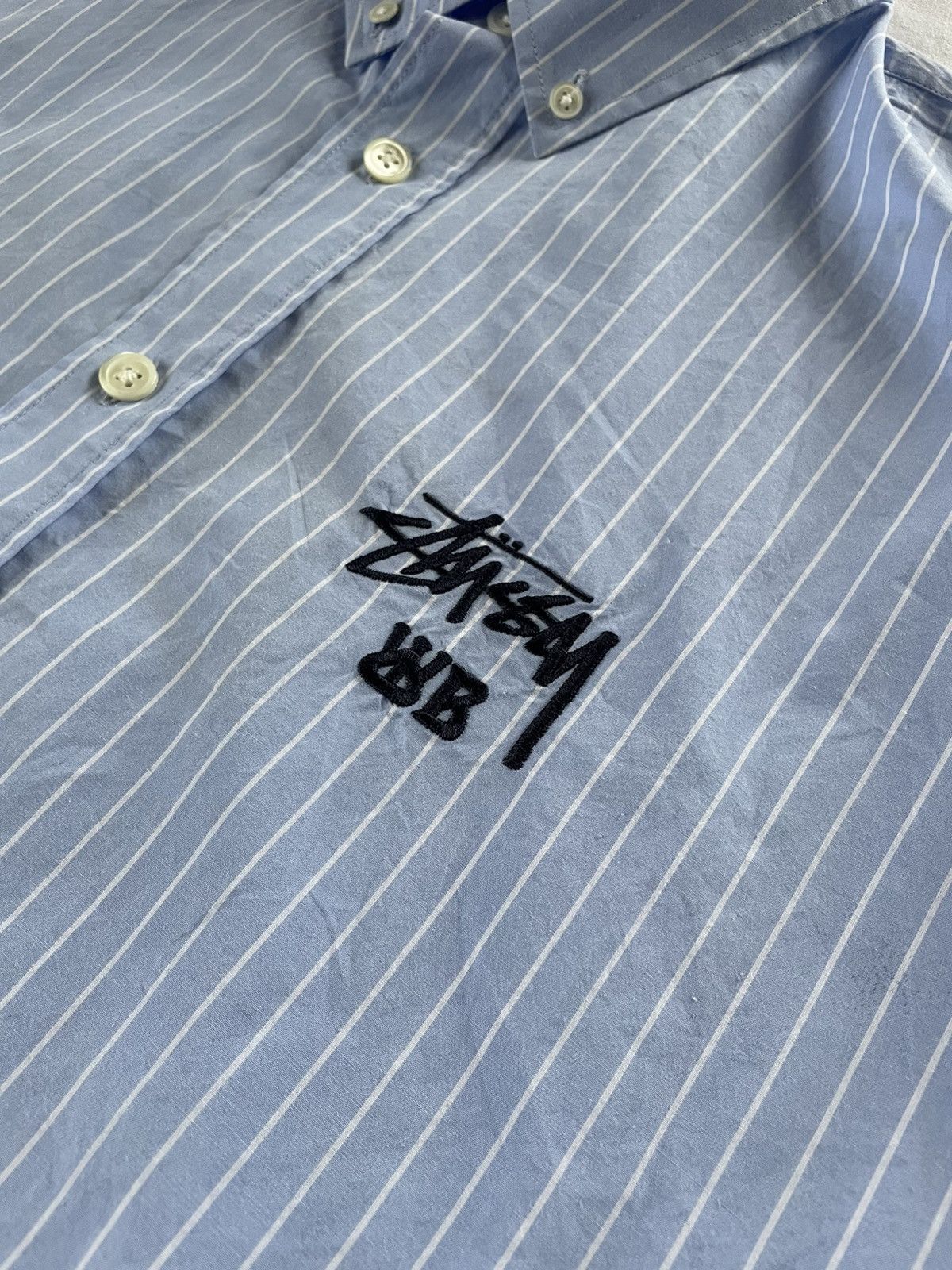 Stussy × Wales Bonner Stussy x Wales Bonner Poplin Shirt - FW25 Size 42L - 5 Thumbnail