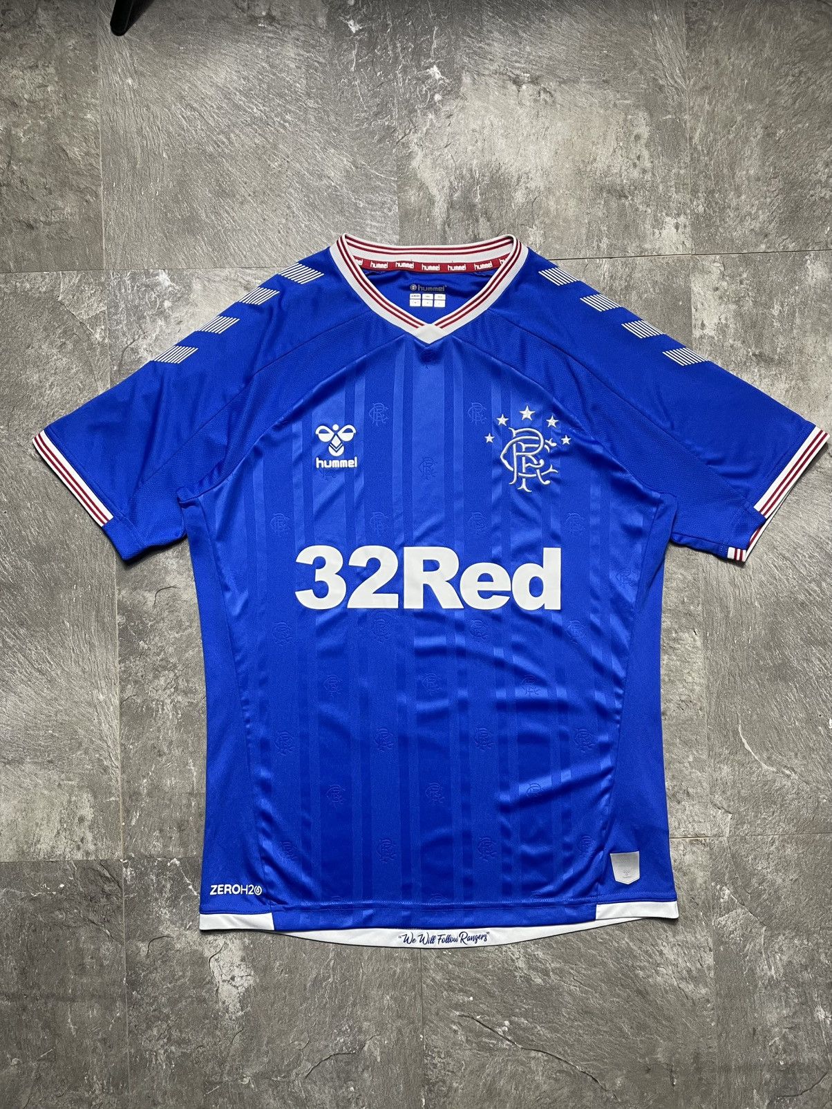 Hummel Hummel Rangers FC 2019 2020 Home Football Soccer Jersey Size US M / EU 48-50 / 2 - 1 Thumbnail