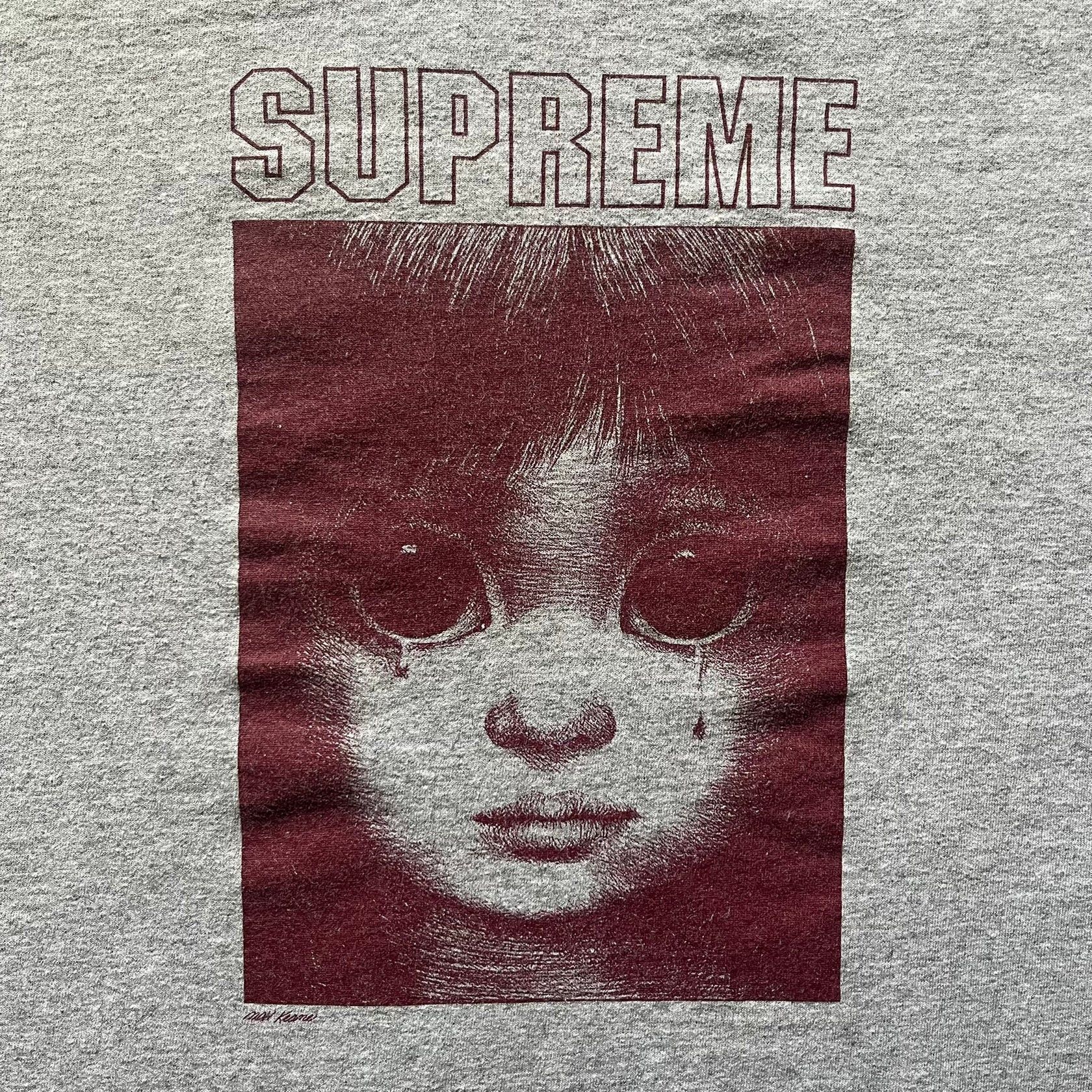Supreme Supreme Margaret Keane Teardrop Gray Tee Size US XL / EU 56 / 4 - 2 Thumbnail