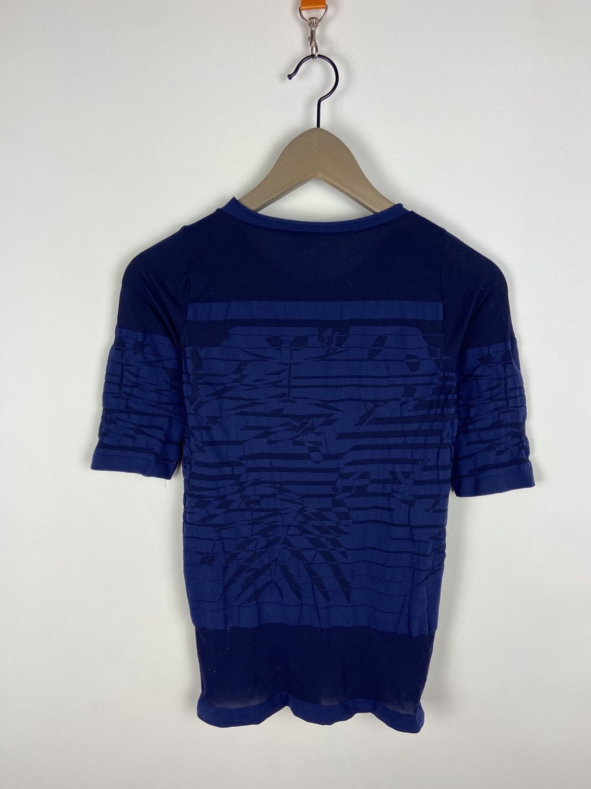 Designer × Marithe + Francois Girbaud Marithe Francois Girbaud Blue Skinny Top T-Shirt Womens Size S / US 4 / IT 40 - 2 Thumbnail