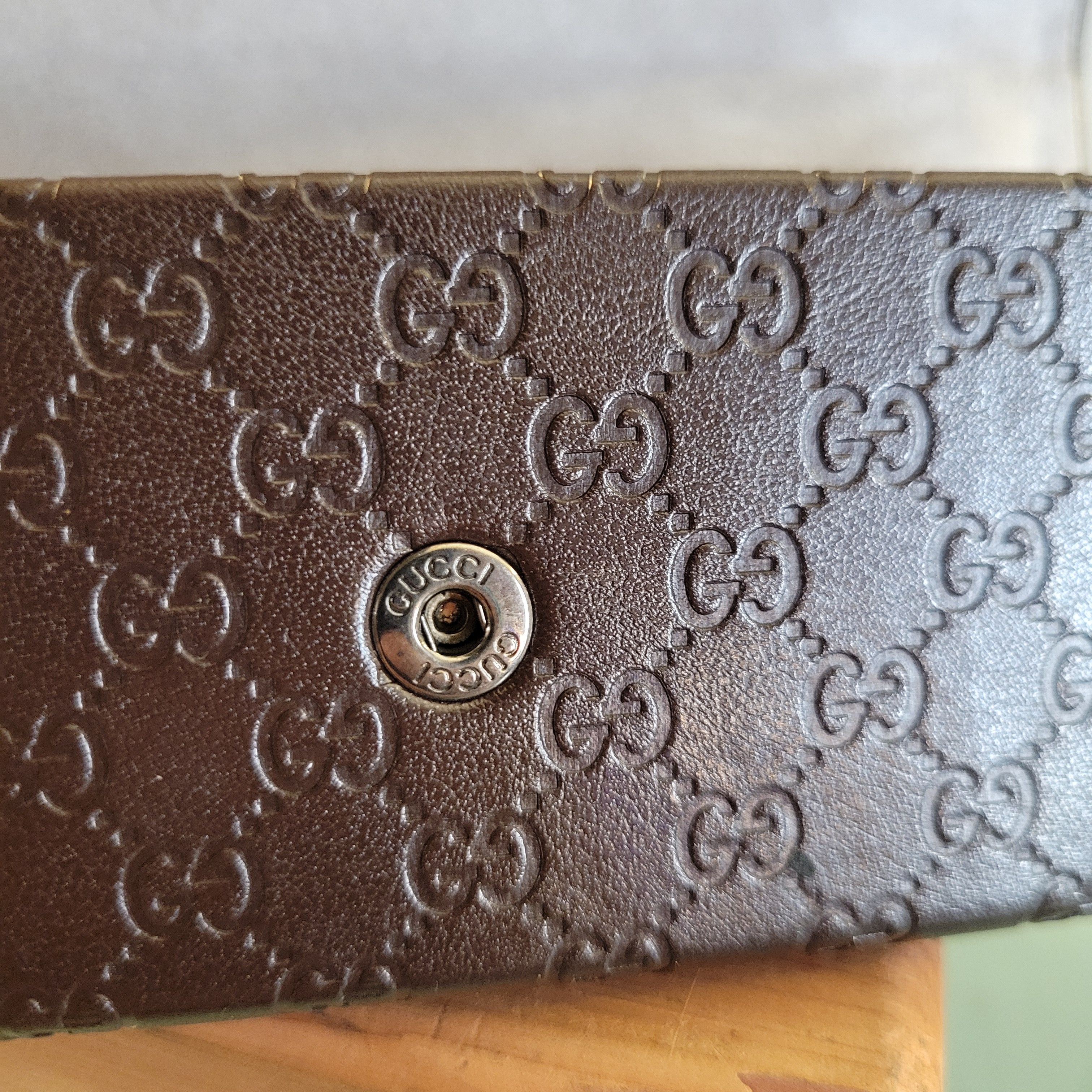 Gucci Gucci Glasses Sunglasses Case Micro G Embossed Size ONE SIZE - 7 Thumbnail
