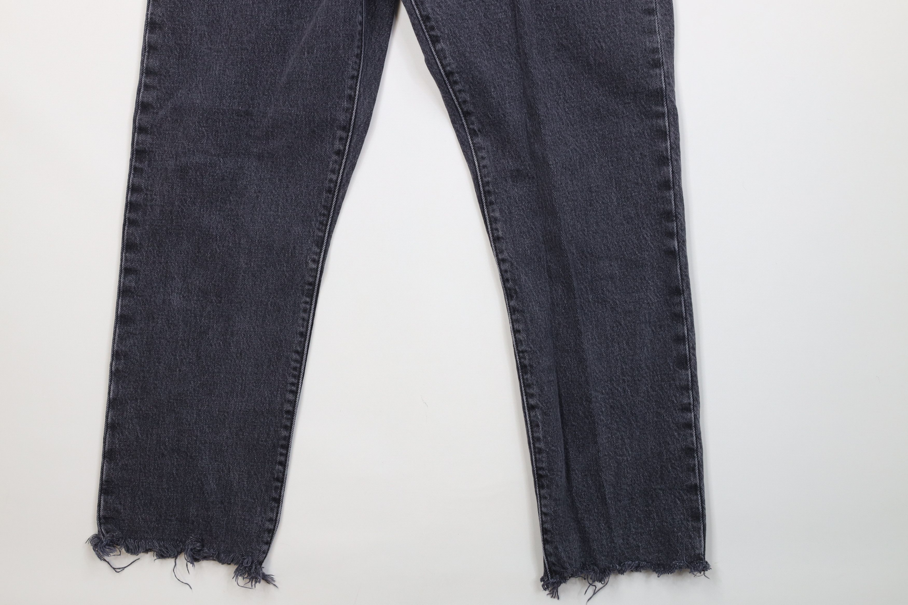 Levi's Vintage Y2K Levis 501xx Button Fly Original Jeans Black Size 28" / US 6 / IT 42 - 5 Thumbnail