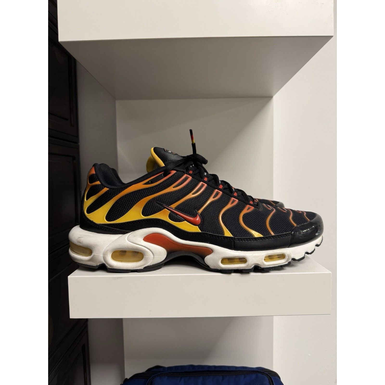 Nike Nike Air Max Plus TN Reverse Sunset Shoes Black Orange Shoes Size US 13 / EU 46 - 1 Thumbnail