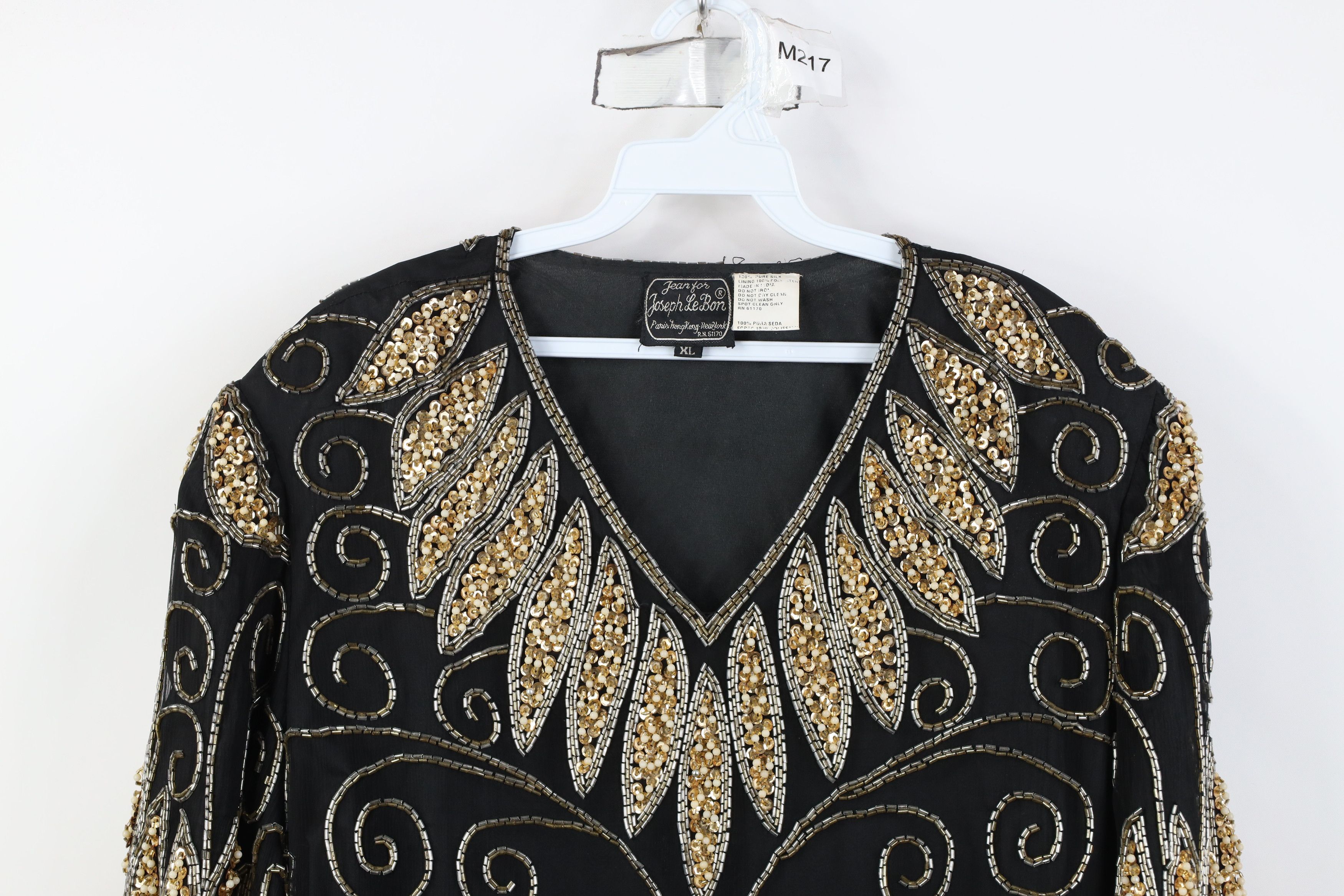Vintage Vintage 80s 90s Streetwear Beaded Pullover Shirt Jacket Size XL / US 12-14 / IT 48-50 - 2 Thumbnail