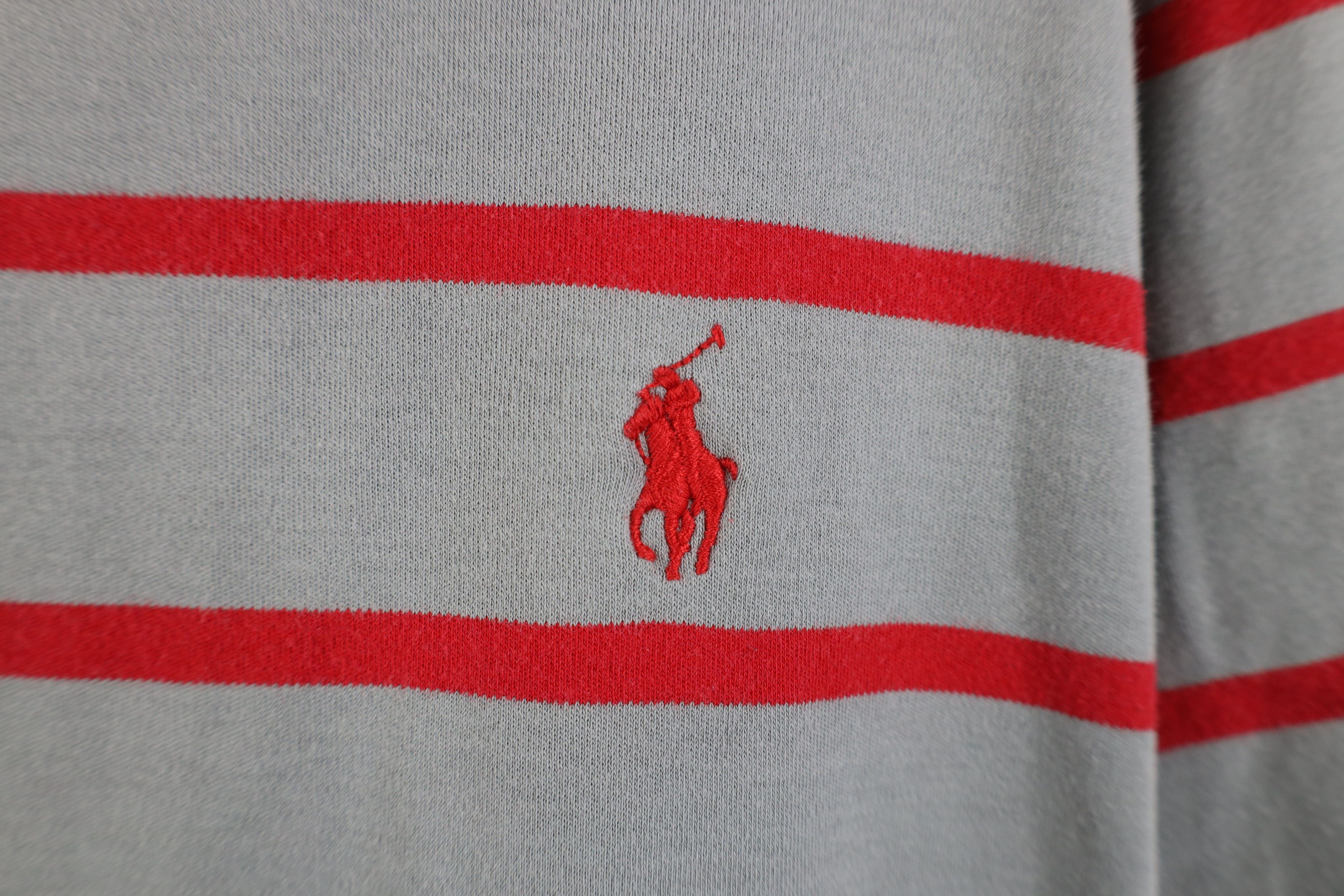 Ralph Lauren Vintage Y2K Ralph Lauren Cotton Knit Striped Golf Polo Shirt Size US L / EU 52-54 / 3 - 4 Thumbnail
