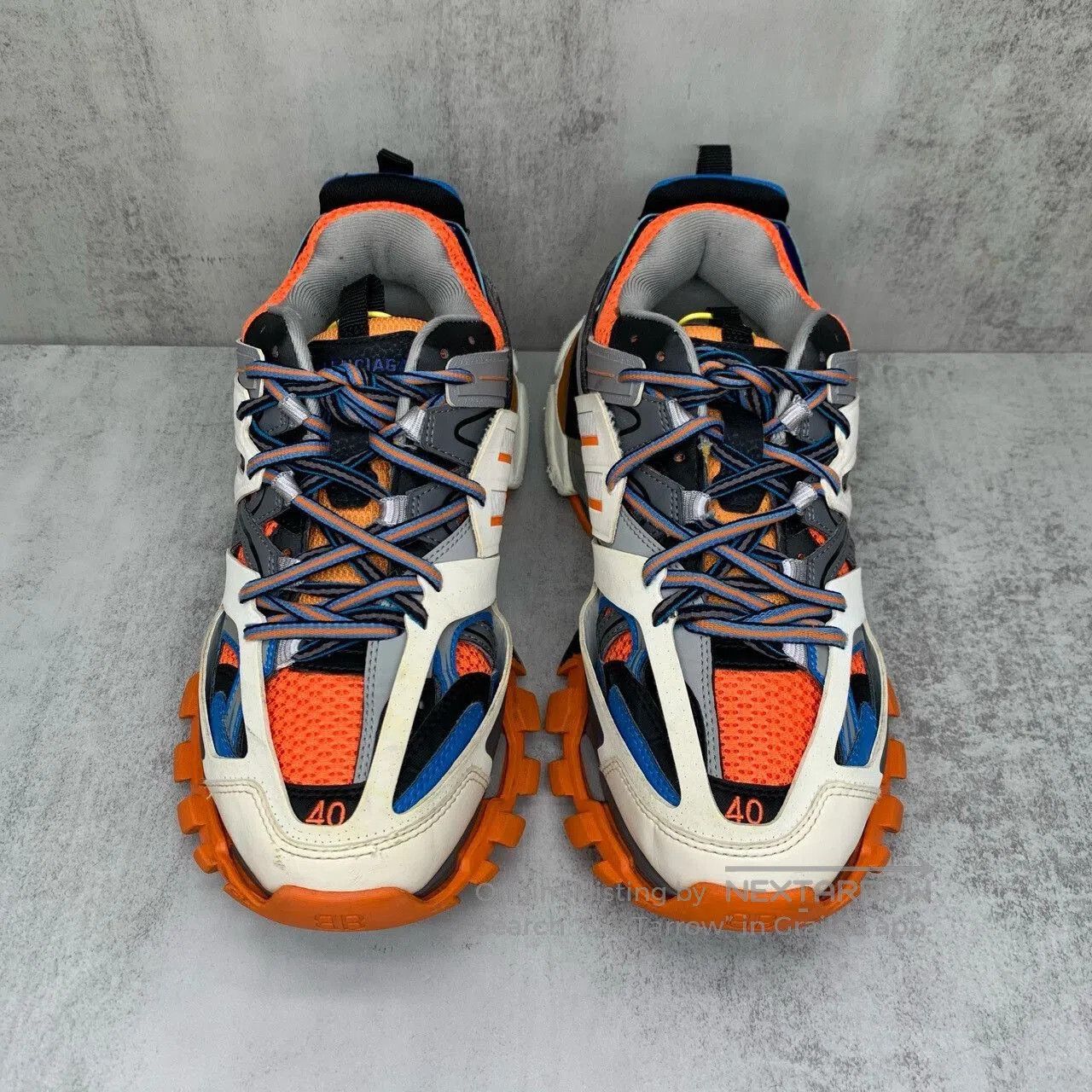 Balenciaga Balenciaga Track Sneakers Orange Size 40. Size US 7 / EU 40 - 4 Thumbnail