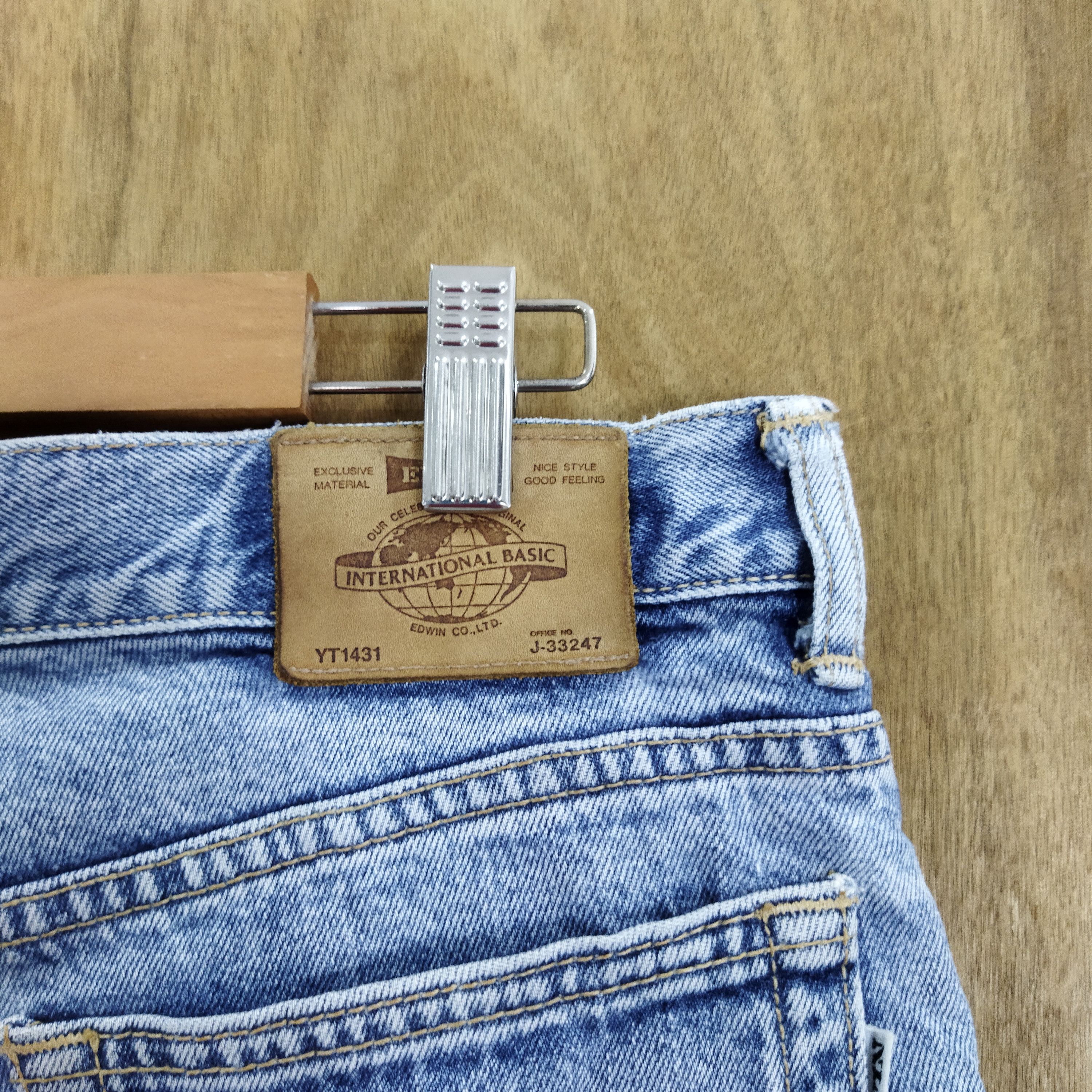 Edwin × Vintage VINTAGE EDWIN LIGHT BLUE JEANS PANTS Size US 32 / EU 48 - 11 Thumbnail