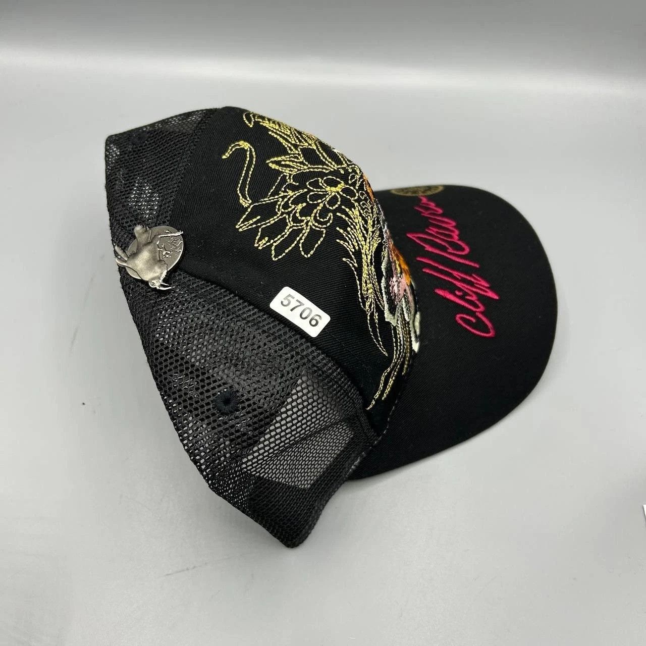 Other Vintage Cliff Raven Ed Hardy Japanese tattoo Snap back 90s Size ONE SIZE - 8 Thumbnail