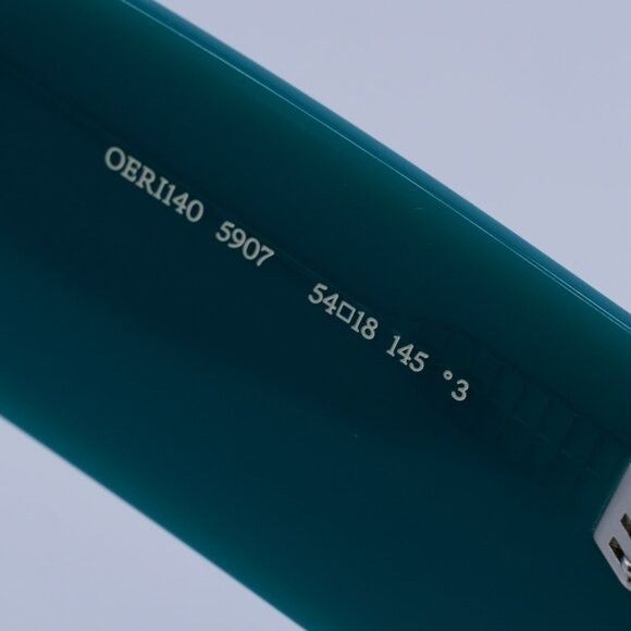 Off-White Off-White OERI140 TROY 5907 Sunglasses Teal Rectangle Frame Size ONE SIZE - 7 Thumbnail