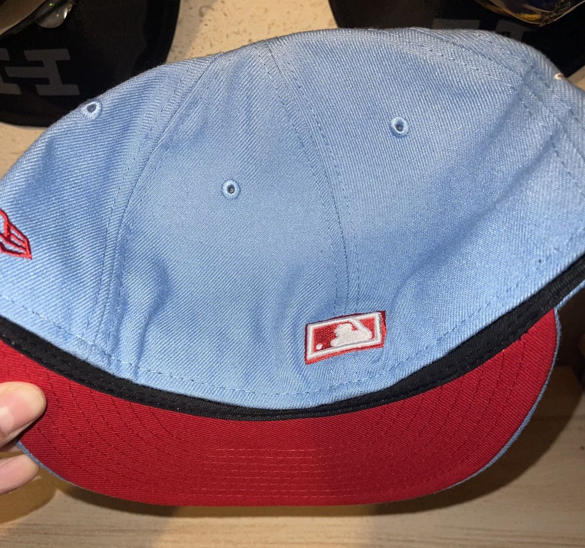 New Era ATL Braves papa Smurf fitted Size ONE SIZE - 3 Thumbnail
