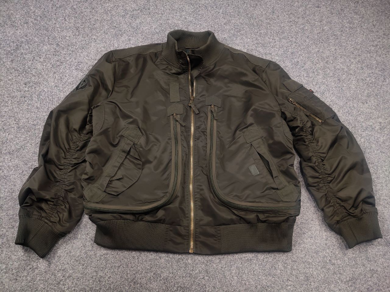 Vintage Vintage Air Force USA industr military Bomber Bondage Jacket Size US XL / EU 56 / 4 - 3 Thumbnail