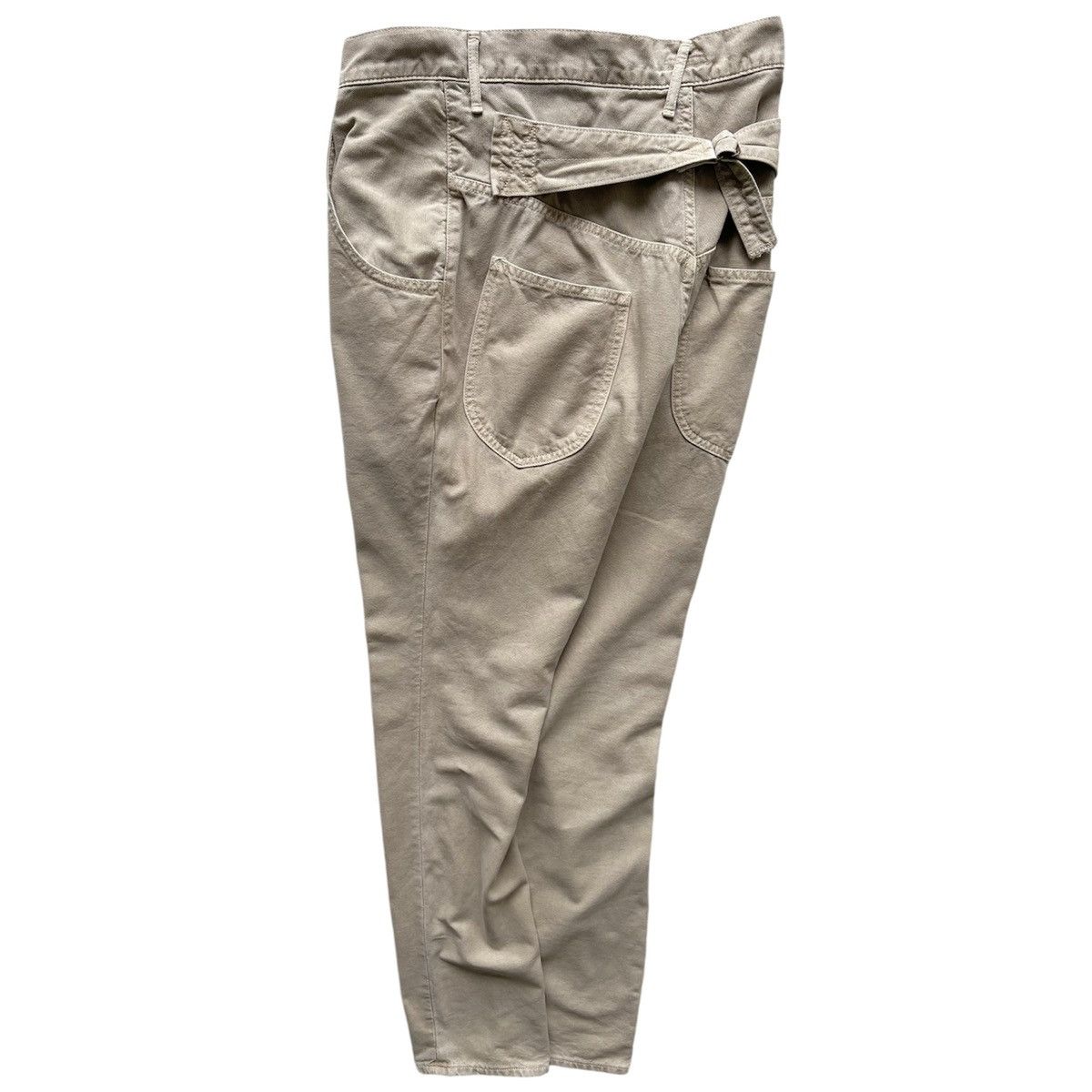 Kapital × Kapital Kountry VINTAGE KAPITAL BUCKLE BACK CANVAS PANTS Size US 30 / EU 46 - 4 Thumbnail