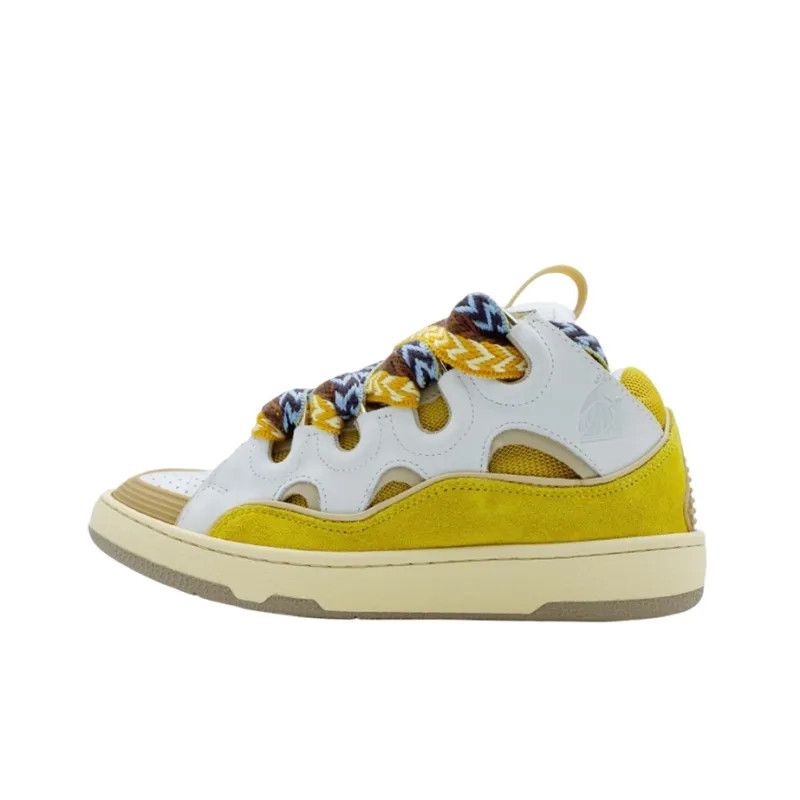 Lanvin o1w1db11124 Curb Skateboard Low Top Sneakers in Multicolor Size US 6 / IT 36 - 1 Thumbnail