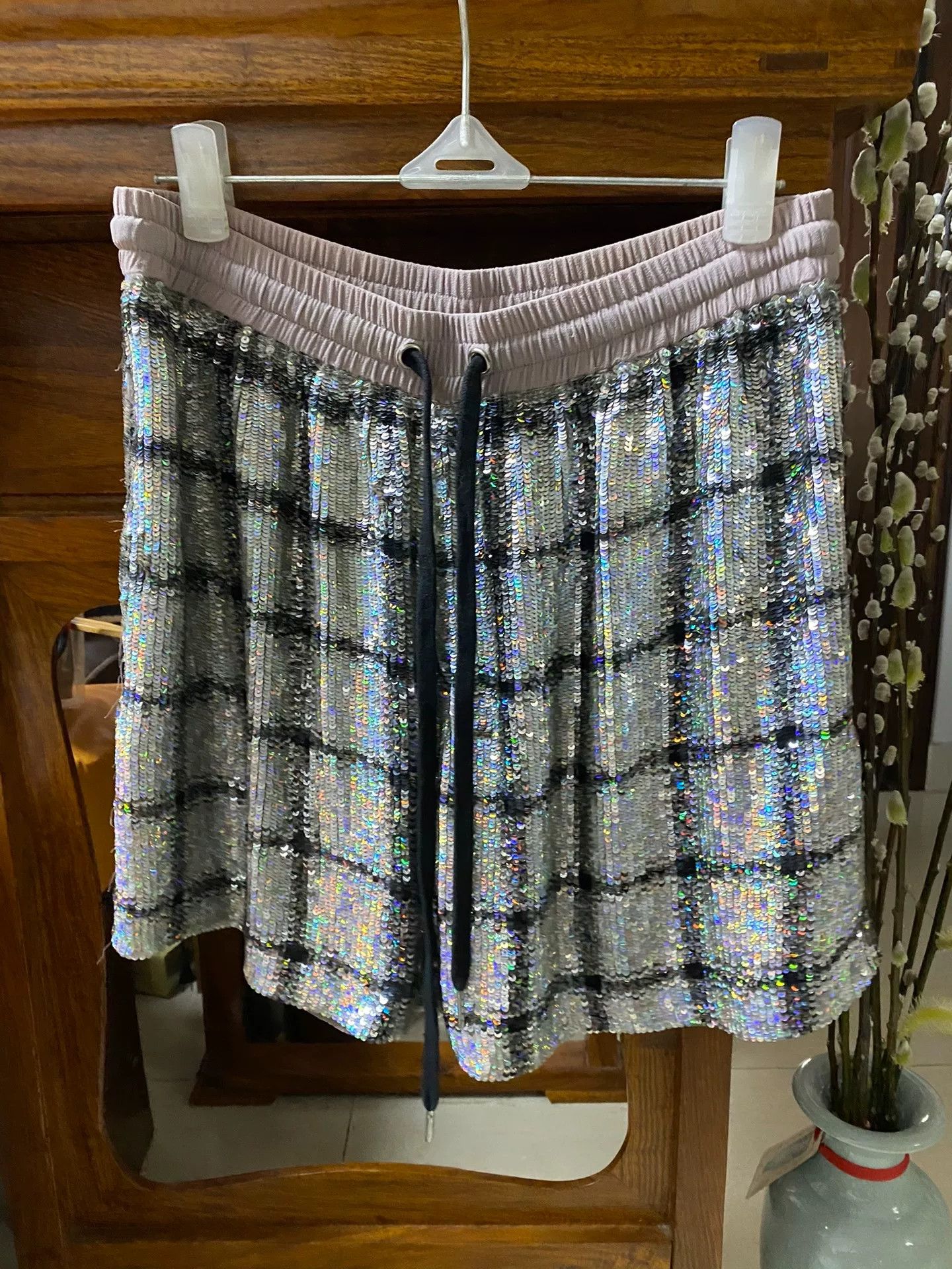 ASHISH Ashish Runway Sequin Women's Shorts Size 28" / US 6 / IT 42 - 1 Thumbnail