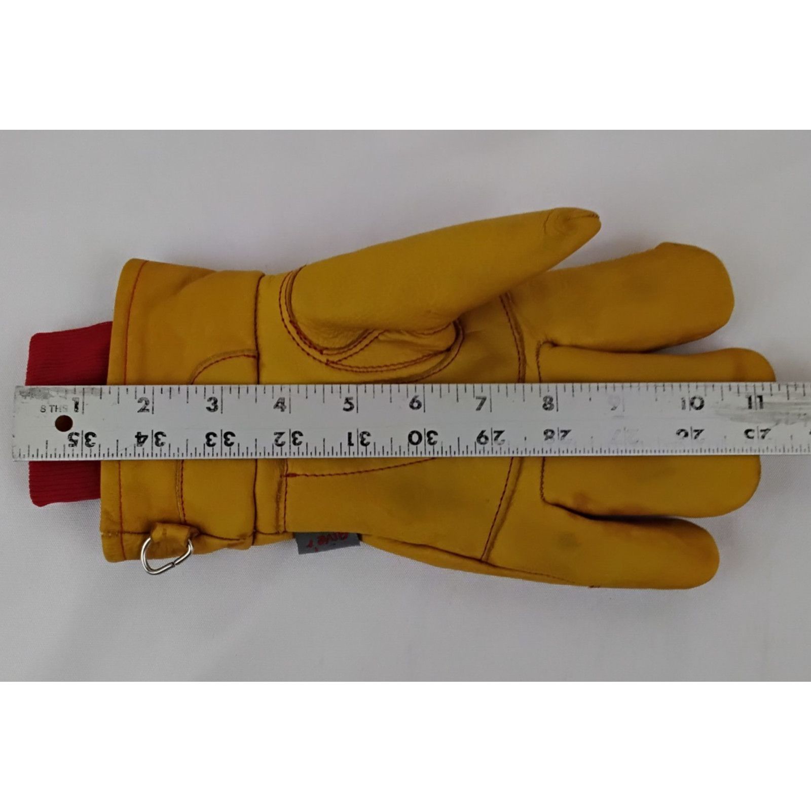 Other Give'r 4 Season Leather Work Gloves Size M Insulated Waxed Size ONE SIZE - 12 Thumbnail