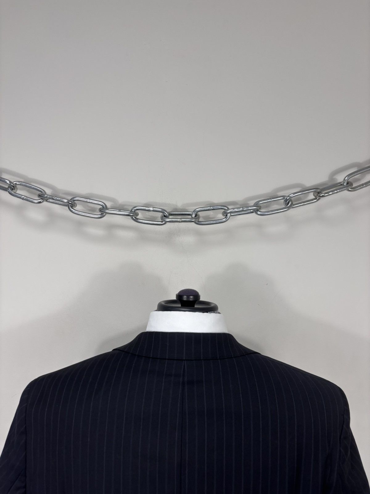 Hugo Boss Hugo Boss Selection Men’s 2-Piece Navy Striped Wool Suit Size 42R - 9 Thumbnail
