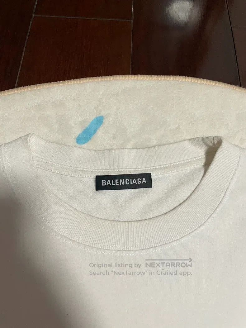 Balenciaga Balenciaga Short-sleeved band T-shirt, white Size US M / EU 48-50 / 2 - 3 Thumbnail