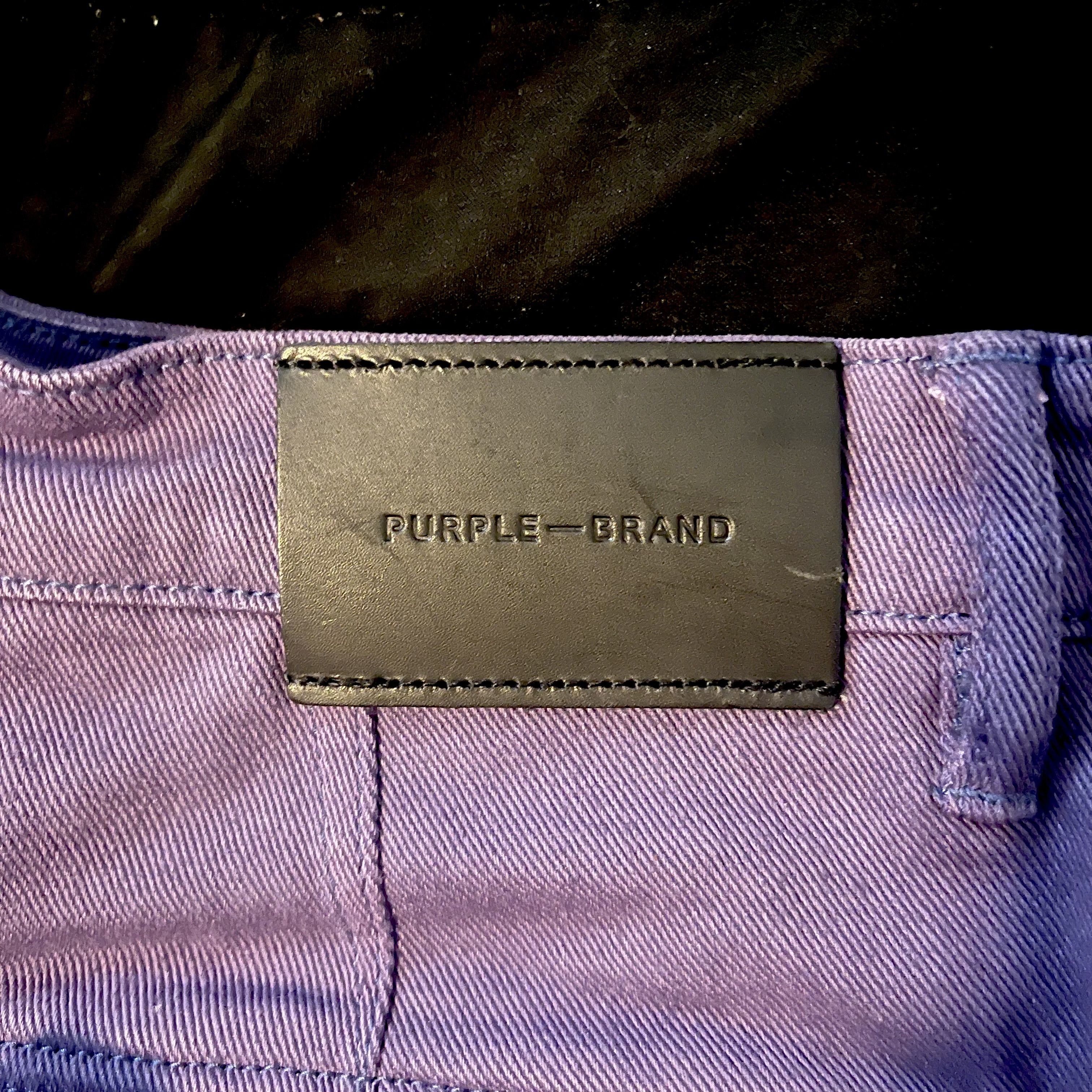 Purple Brand Purple Brand Purple Tie Dye Twill Cargo Shorts L Size US 33 - 6 Thumbnail