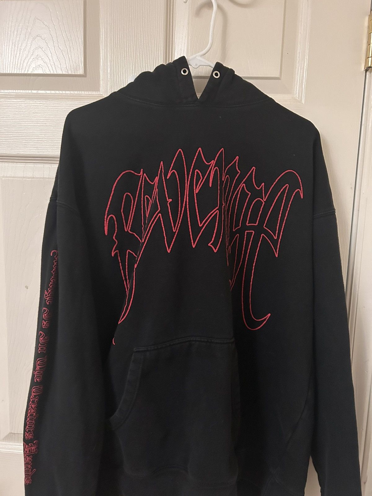 image of Revenge Bred Outline Hoodie in Black, Men's (Size XL)