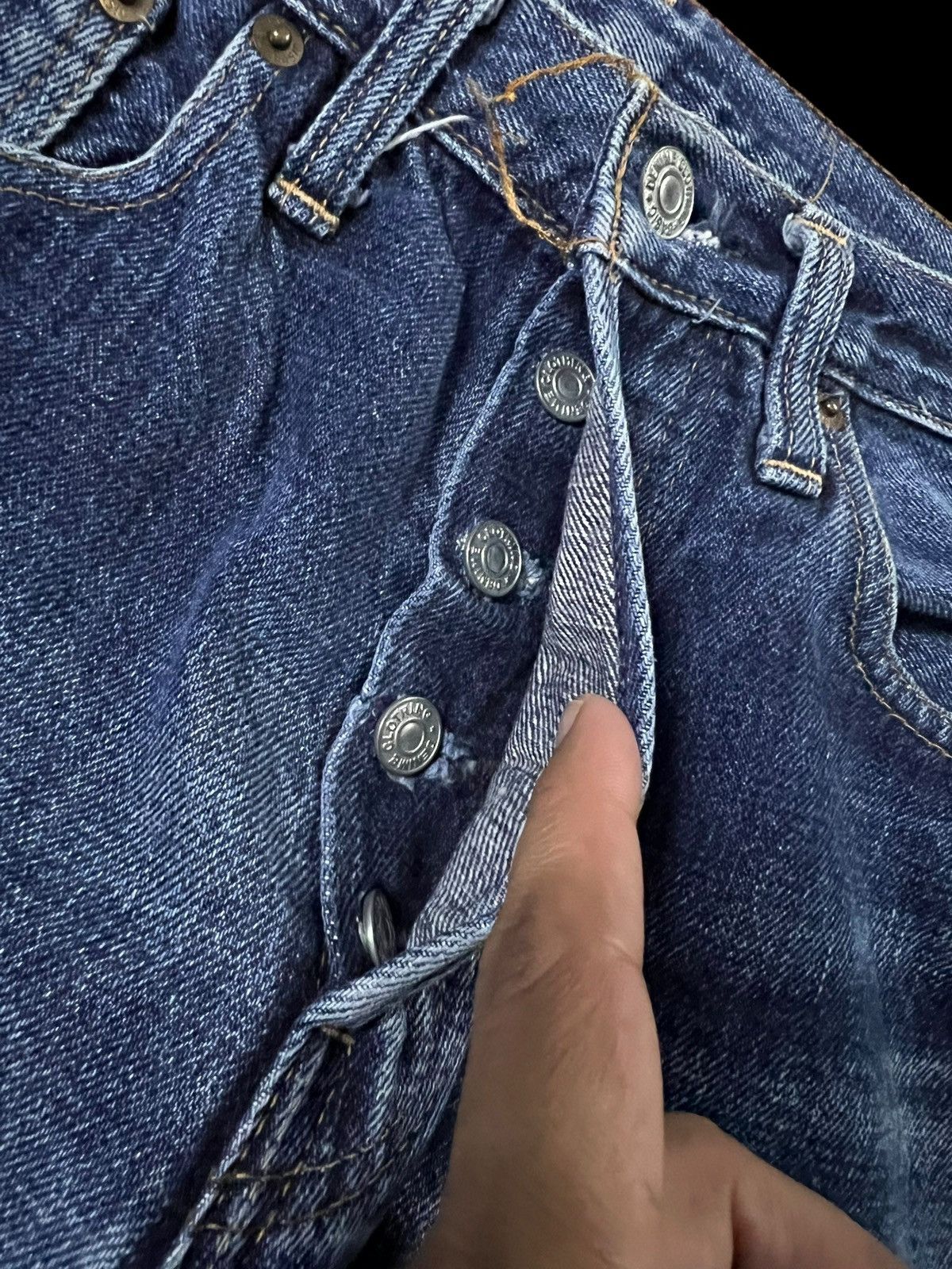 Denime Vintage Denime Japan Selvedge Mud Wash Jean Size US 30 / EU 46 - 14 Thumbnail
