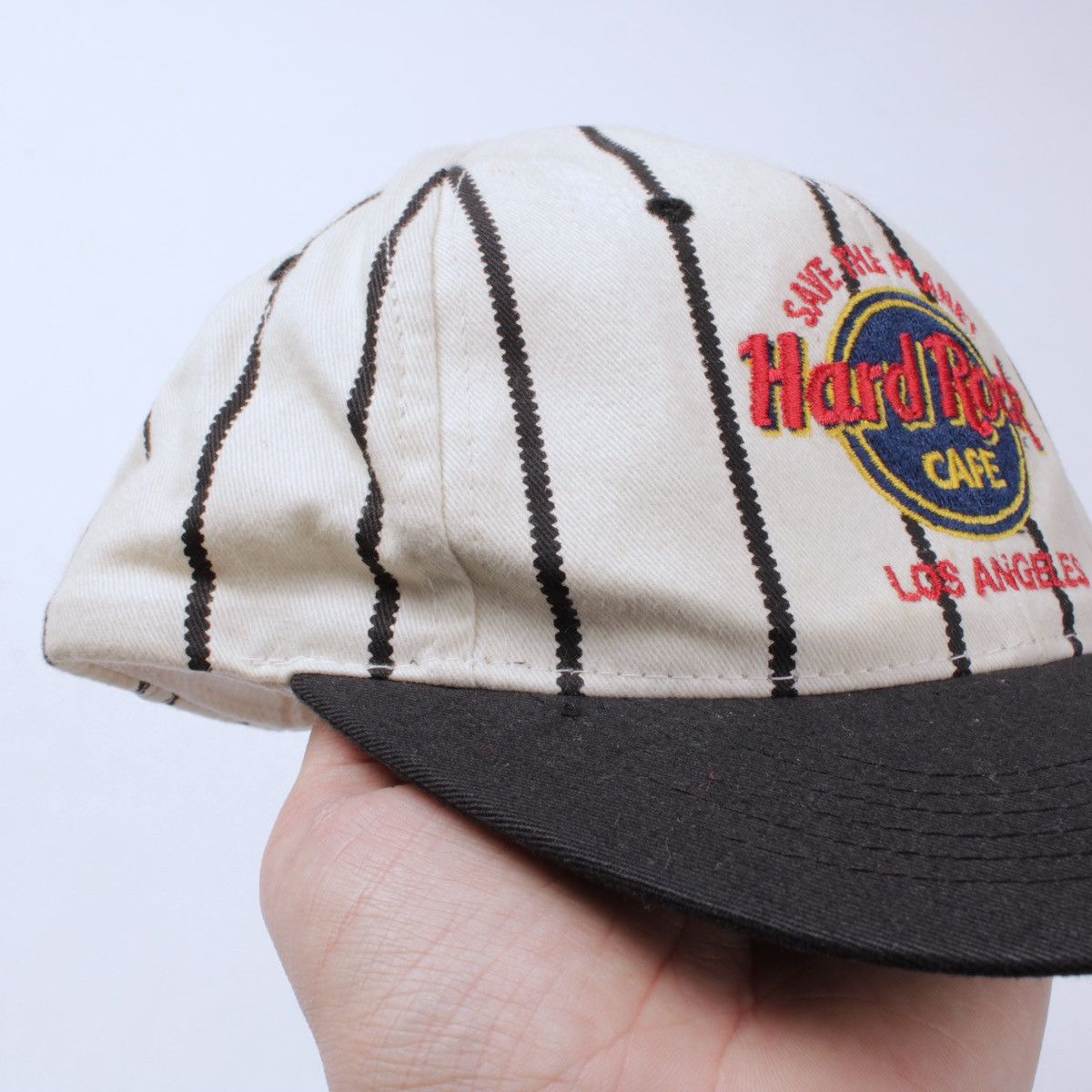 Hard Rock Cafe × Vintage Vintage Hard Rock Cafe Los Angeles Save The Planet Cap Size ONE SIZE - 5 Thumbnail