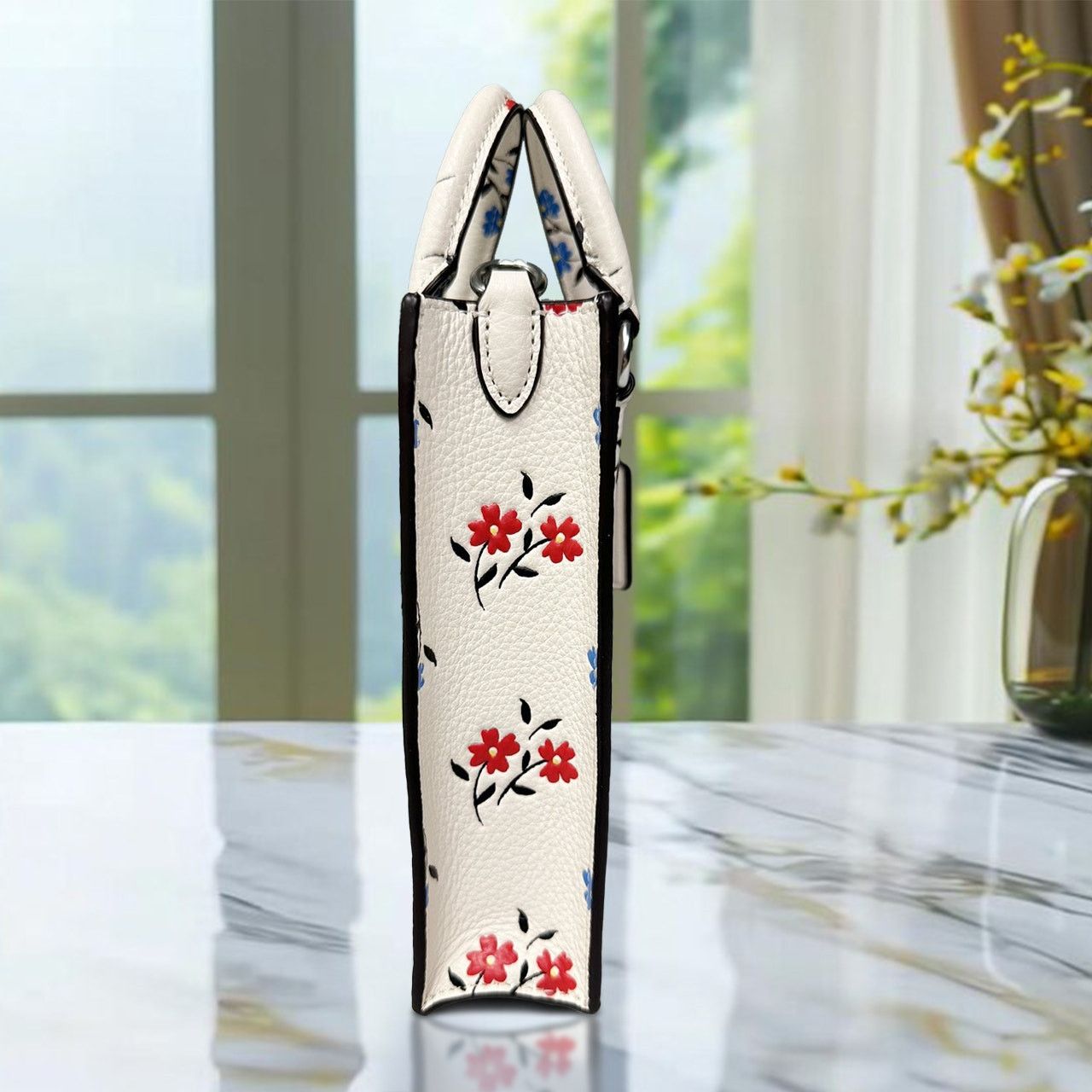 Coach Coach Bag Shoulder Floral Print North/South Mini ToteCt808 Size ONE SIZE - 17 Thumbnail