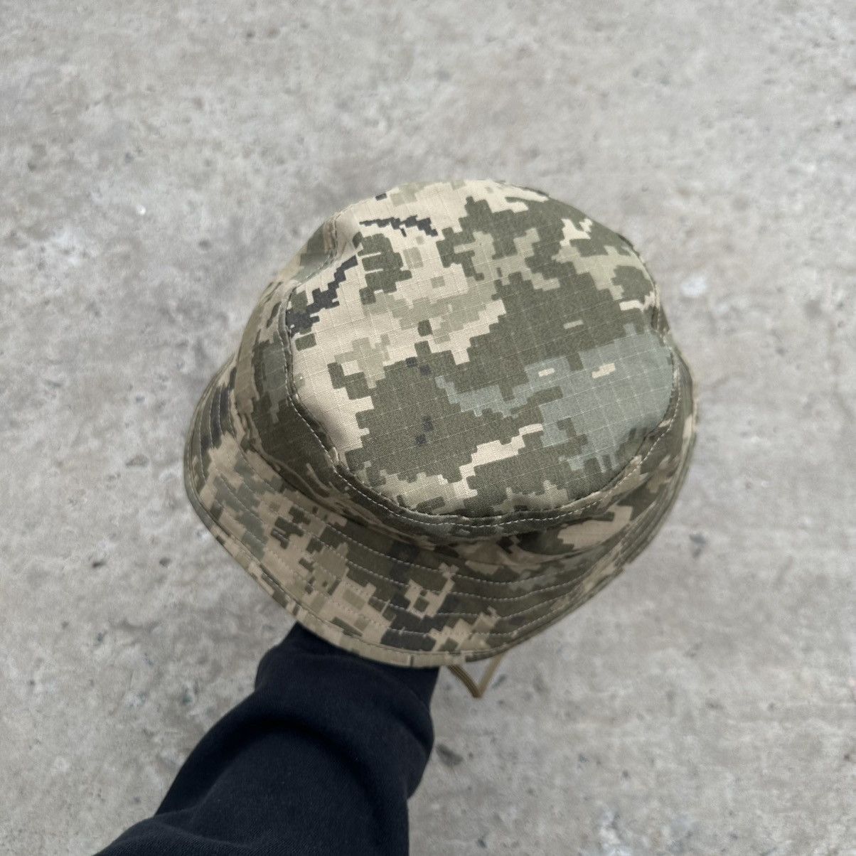 Y/Project Vintage Ukrainian Pixel Hat Cap Panama Y2K Crazy Fit 00s USA Size ONE SIZE - 5 Thumbnail