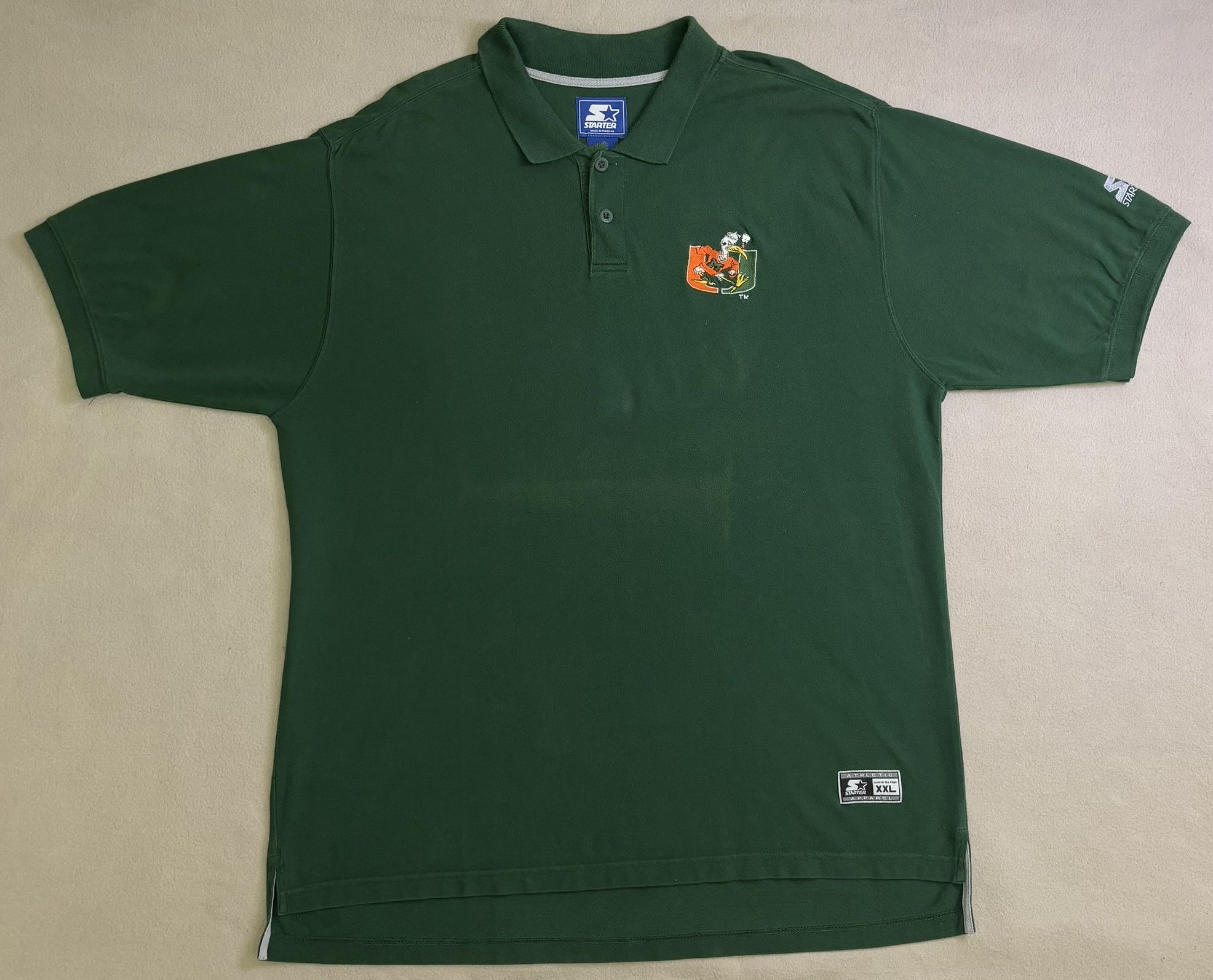 Starter × Vintage Polo Miami Hurricanes Starter Size. XXL Size US XXL / EU 58 / 5 - 6 Thumbnail
