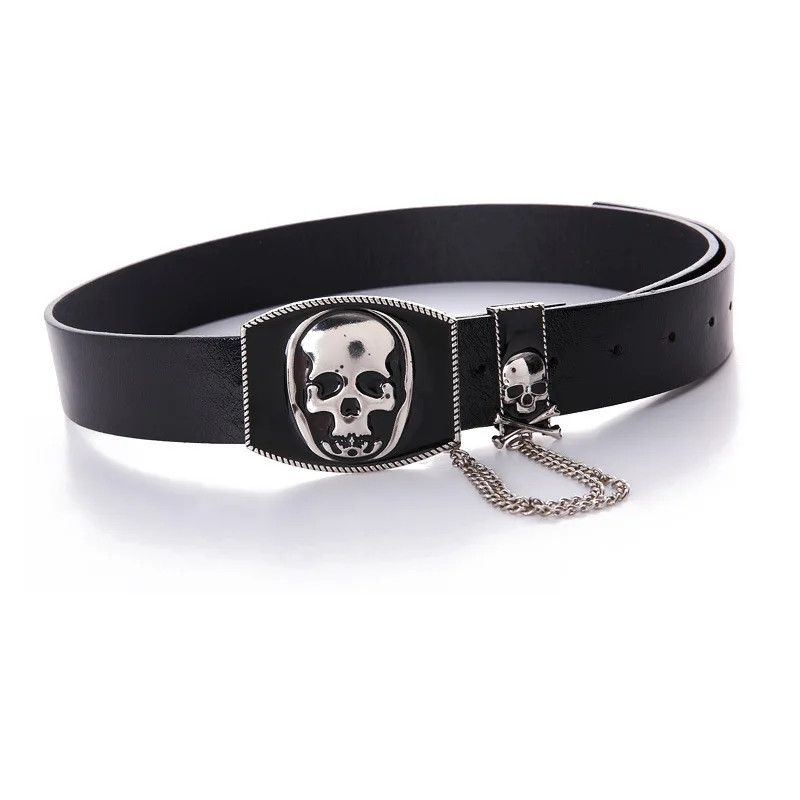 Japanese Brand × Vintage goth punk skull belt Size ONE SIZE - 1 Thumbnail