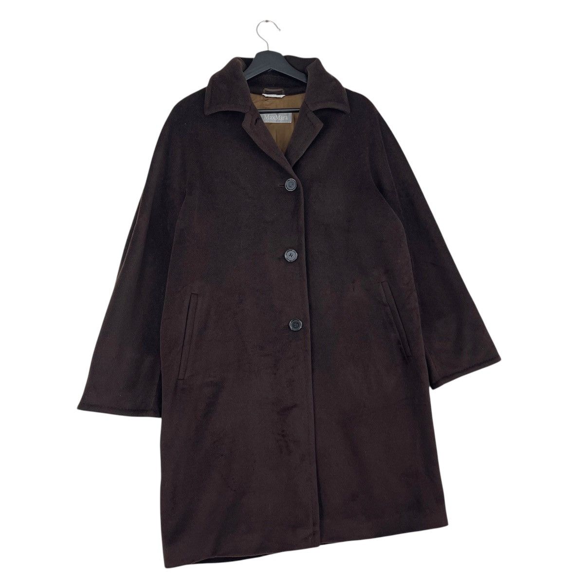 Max Mara Max Mara Lana Wool Over Coat Size M / US 6-8 / IT 42-44 - 3 Thumbnail