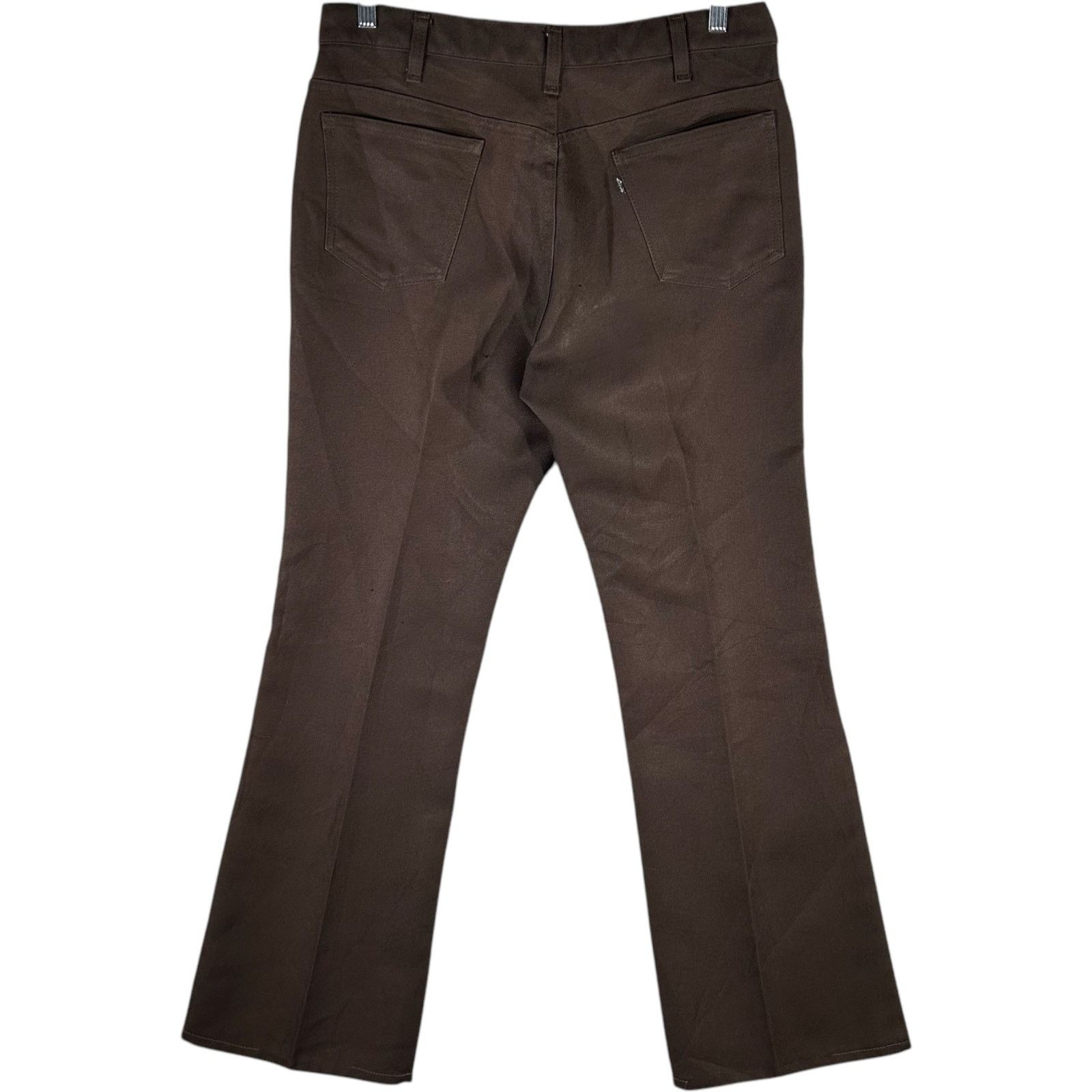 Levi's Vintage Levi's Black Tab Dacron Flare Pants 35x30 Size US 35 - 5 Thumbnail