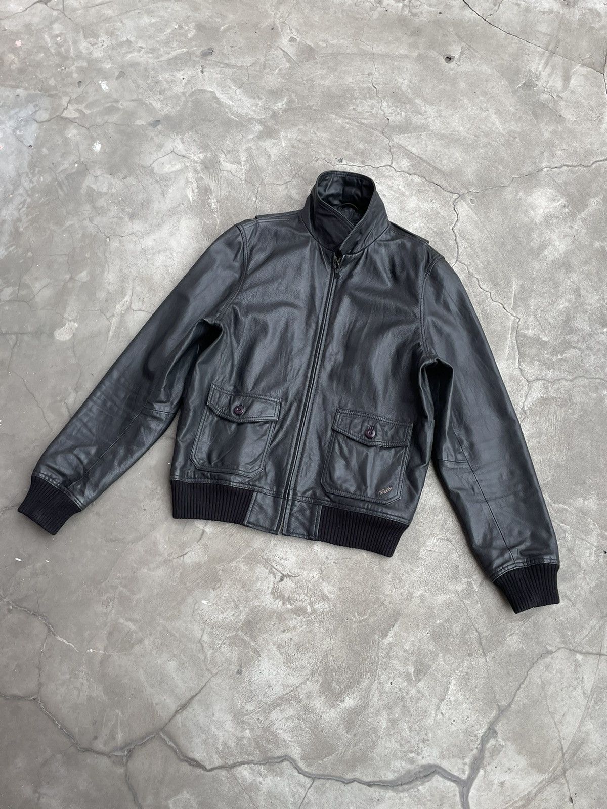 Rip Curl Rip Curl: Tanned Leather Zip-Jacket: Cherveau Lambskin Size US L / EU 52-54 / 3 - 12 Thumbnail