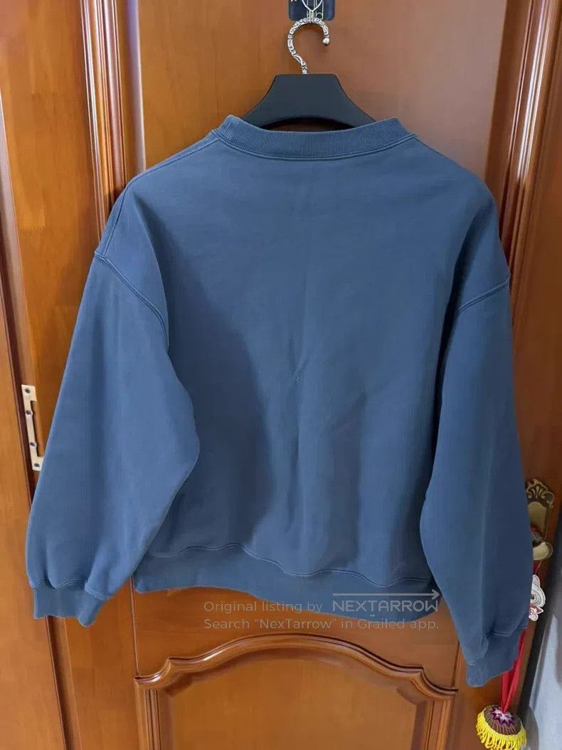 Balenciaga Balenciaga Dark Blue Embroidered Logo Sweater Size US XS / EU 42 / 0 - 2 Thumbnail
