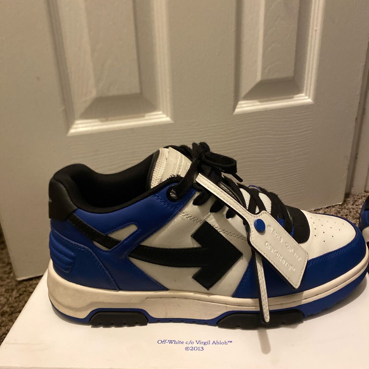 Off-White Off-White Out of Office Low 'Navy Blue Black White' Size US 9 / EU 42 - 5 Thumbnail