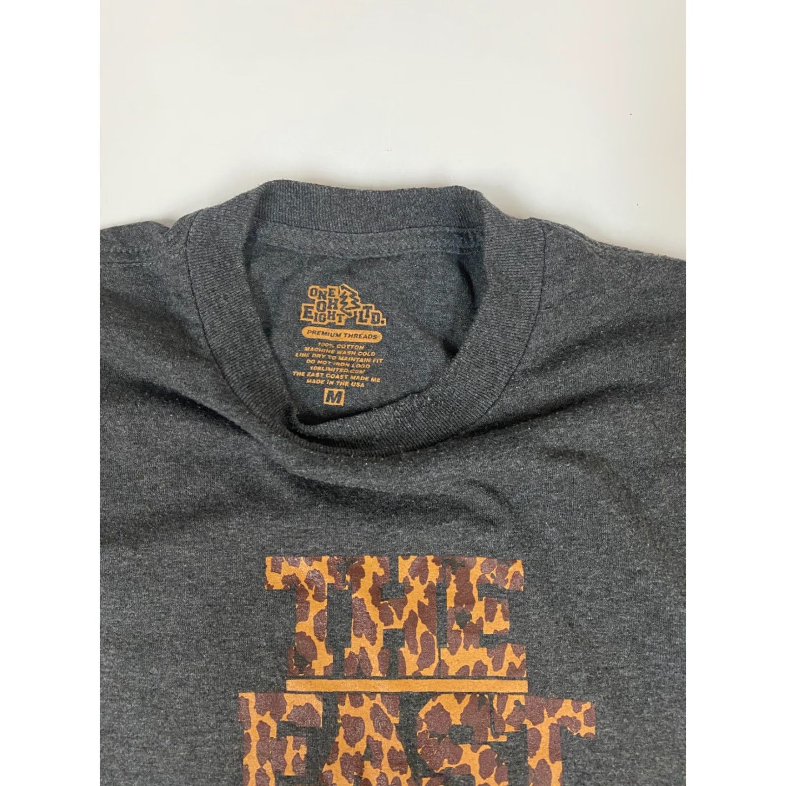 Vintage One oh Eight Mens T Shirt M Gray Halloween Sports Logo Crew Neck Short Sleeve Cotton Printed Vintage: No? Size US M / EU 48-50 / 2 - 4 Thumbnail